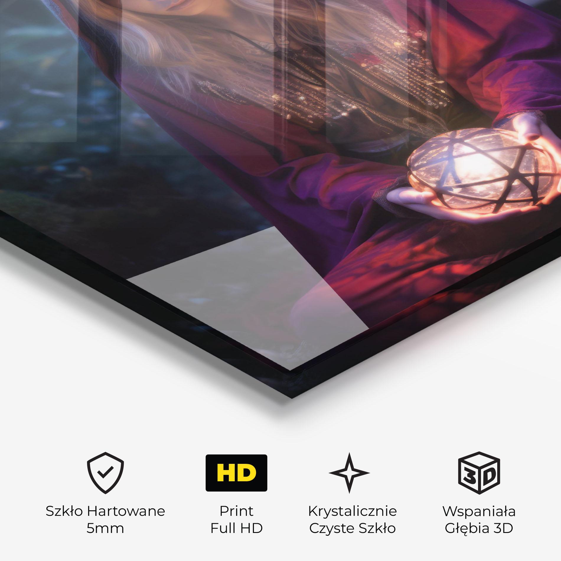 Obraz na Szkle Garden Witch mockup 3