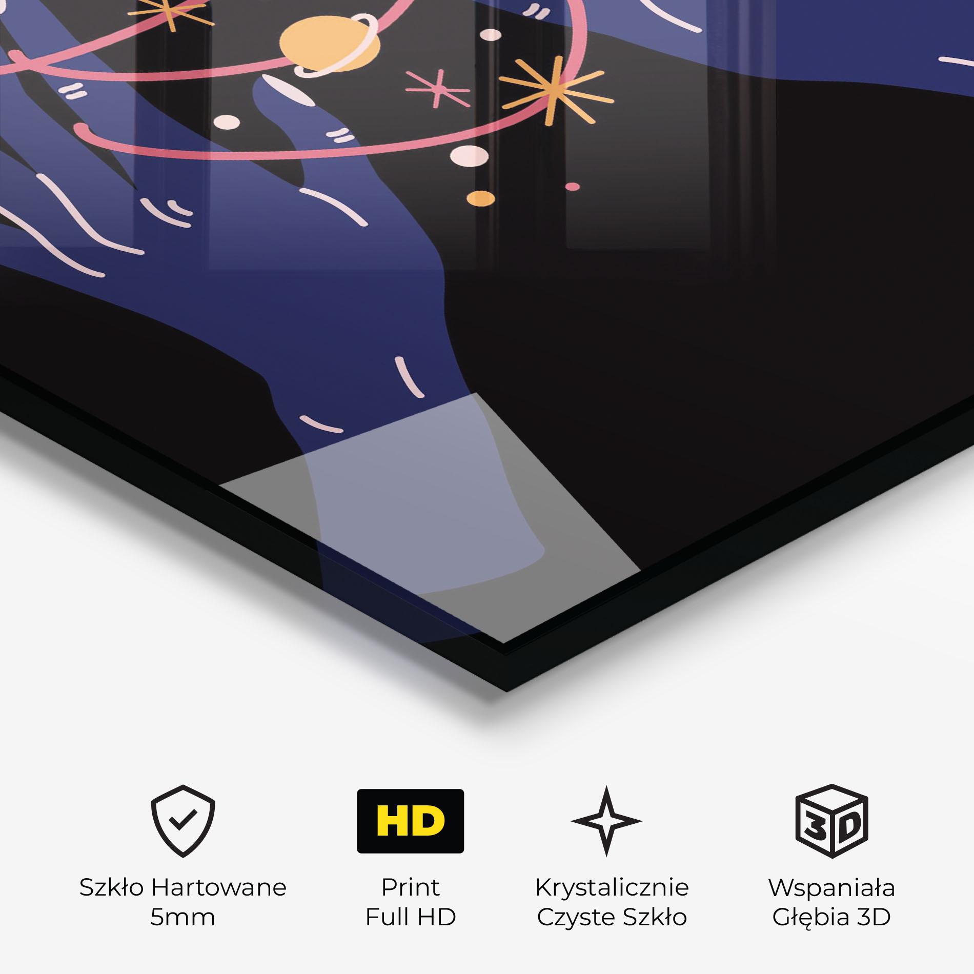 Obraz na Szkle Pretty Hands Witch mockup 3