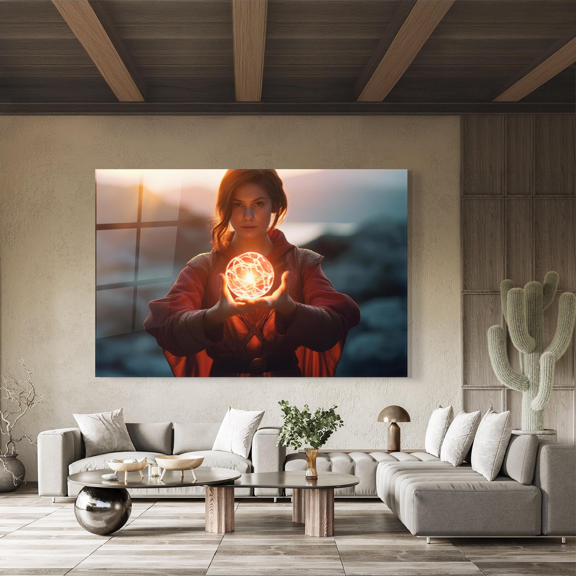 Obraz na Szkle Witch Ball mockup 8