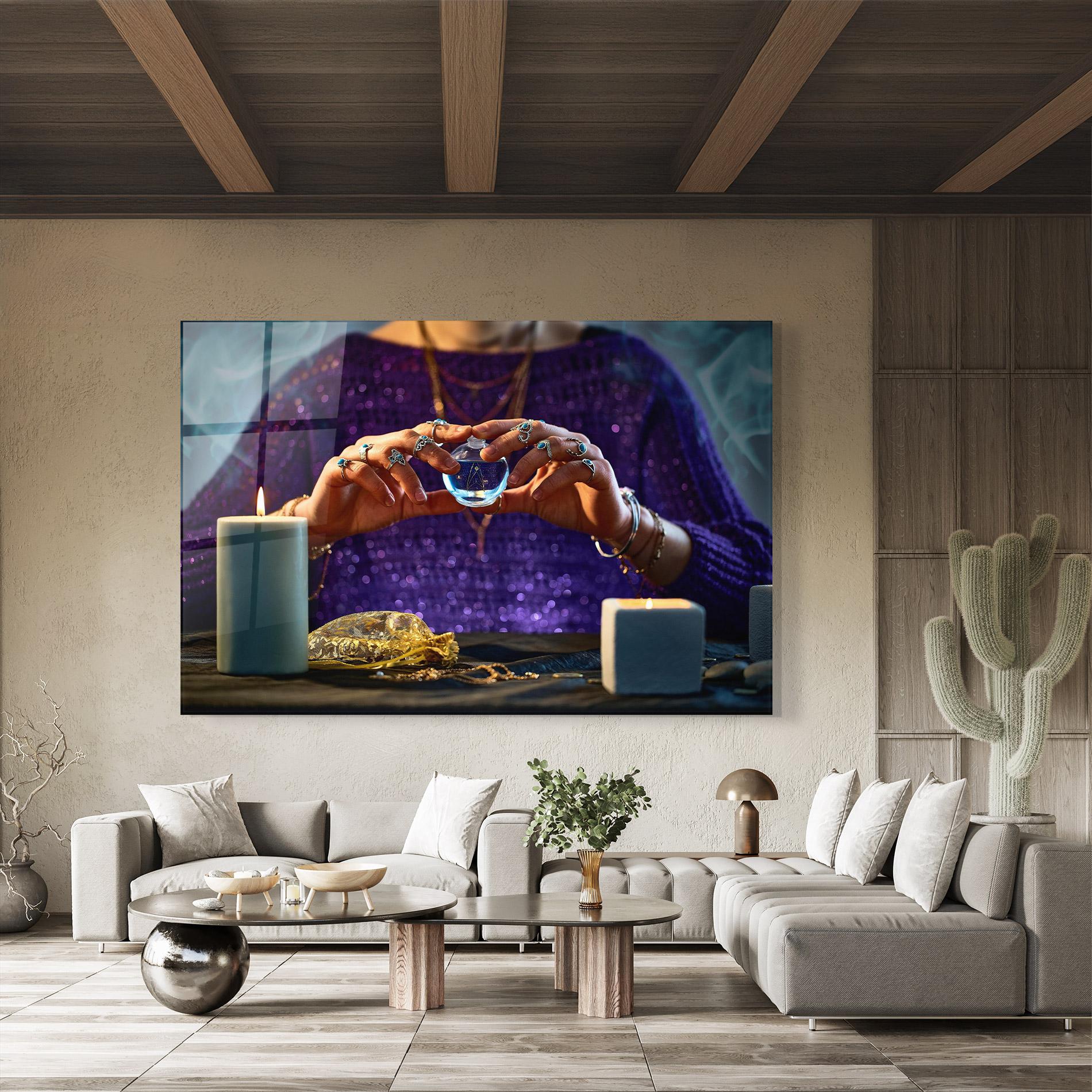 Obraz na Szkle Witch Magic mockup 8