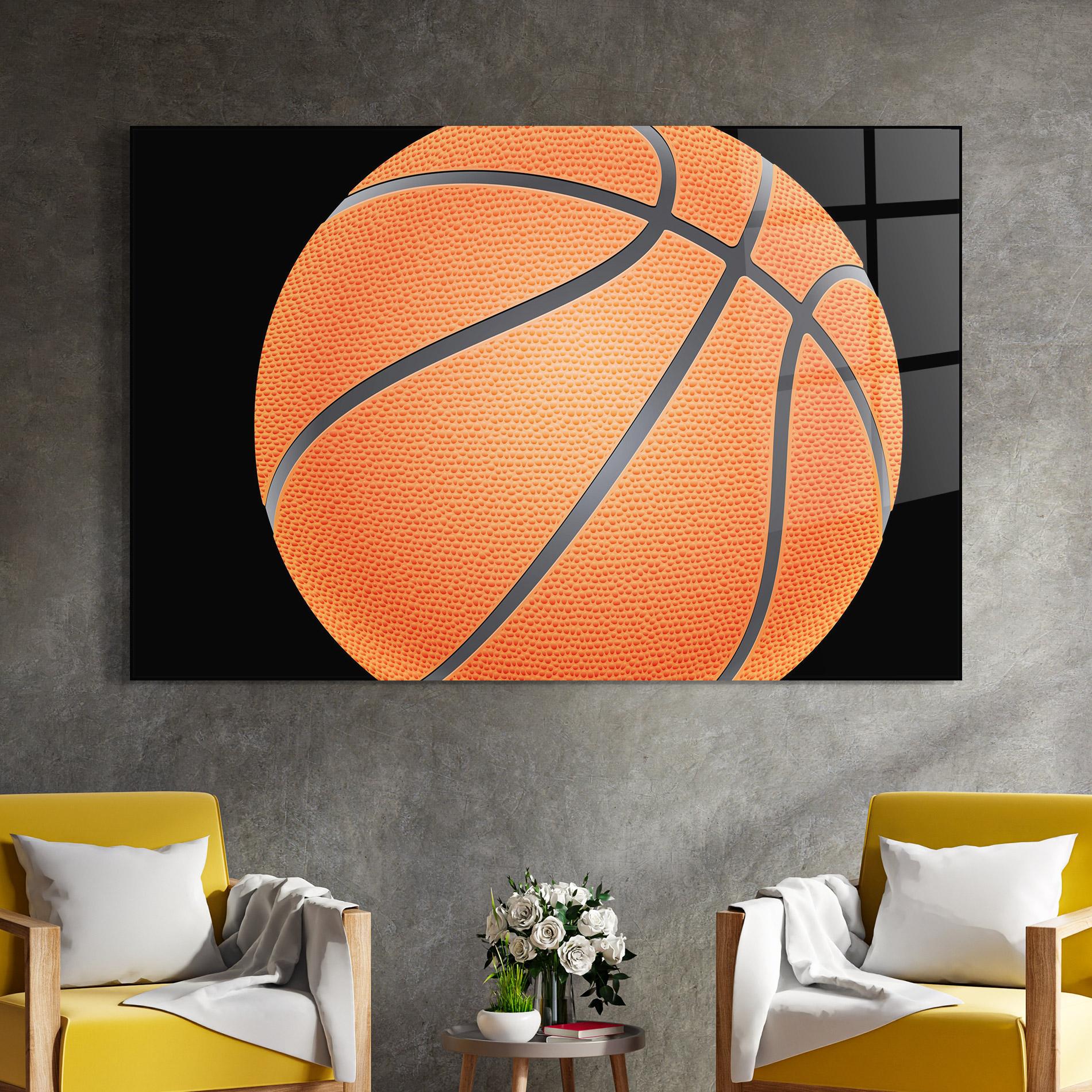 Obraz na Szkle Close Up Basketball mockup 4