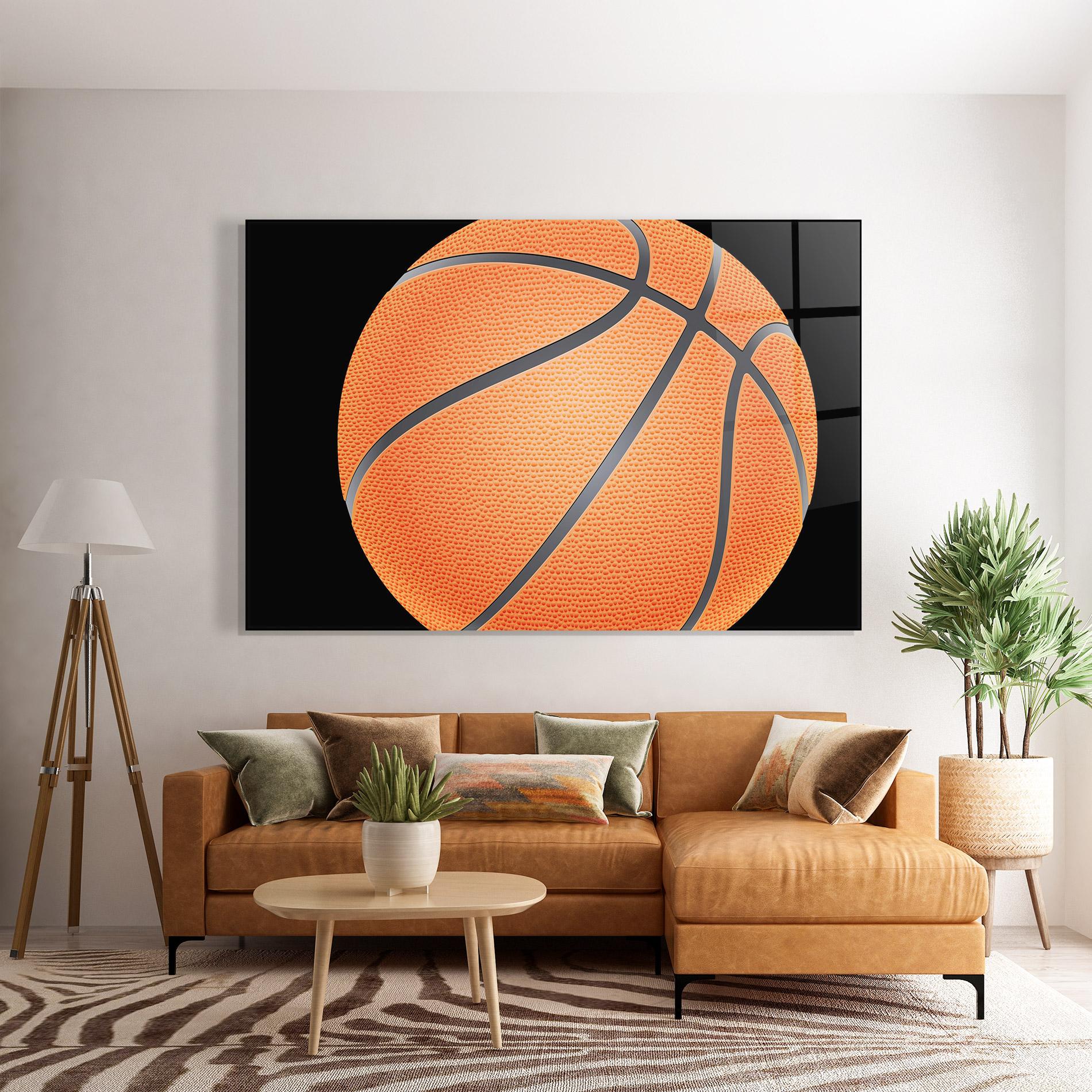 Obraz na Szkle Close Up Basketball mockup 7