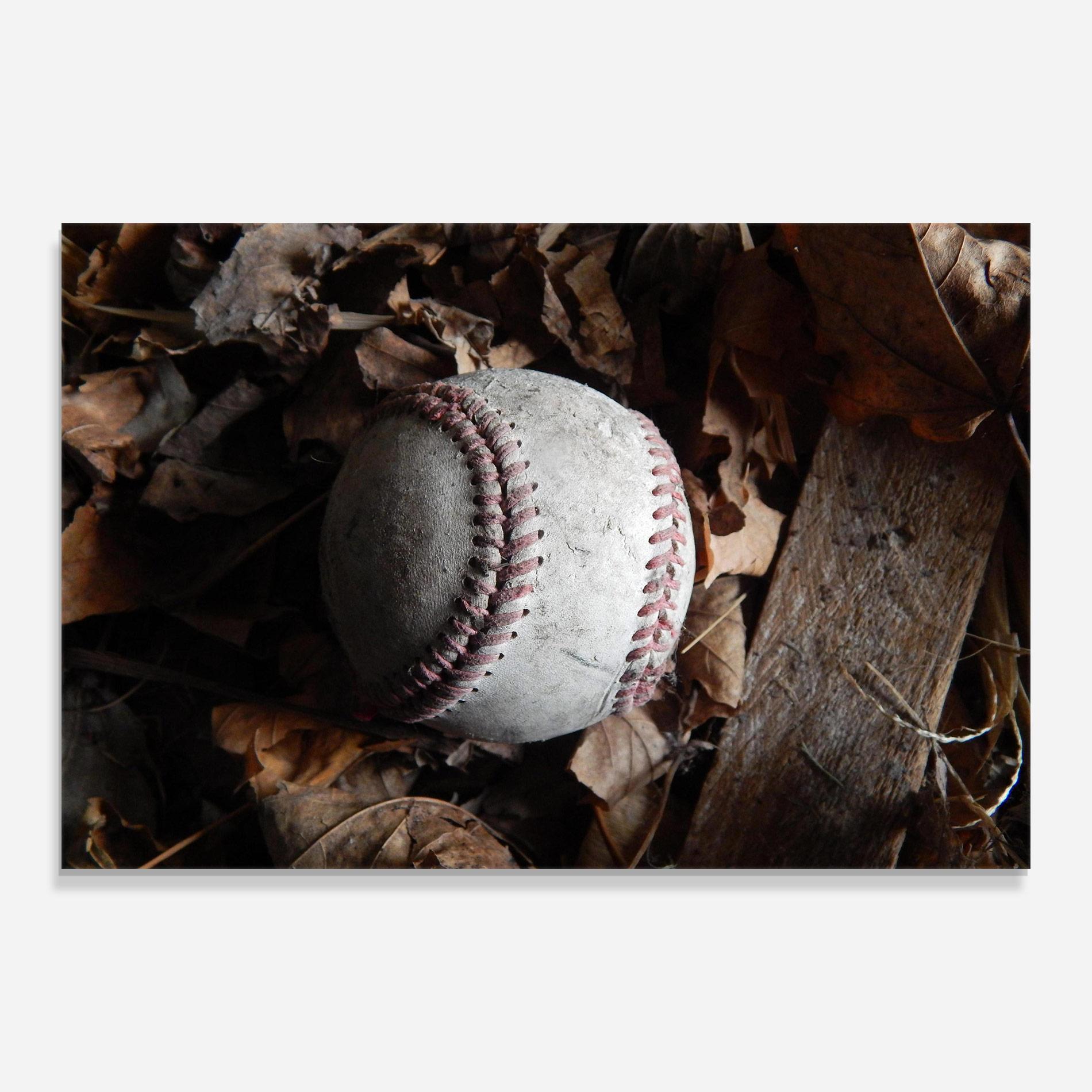 Obraz na Szkle Autumn Baseball Ball mockup 0