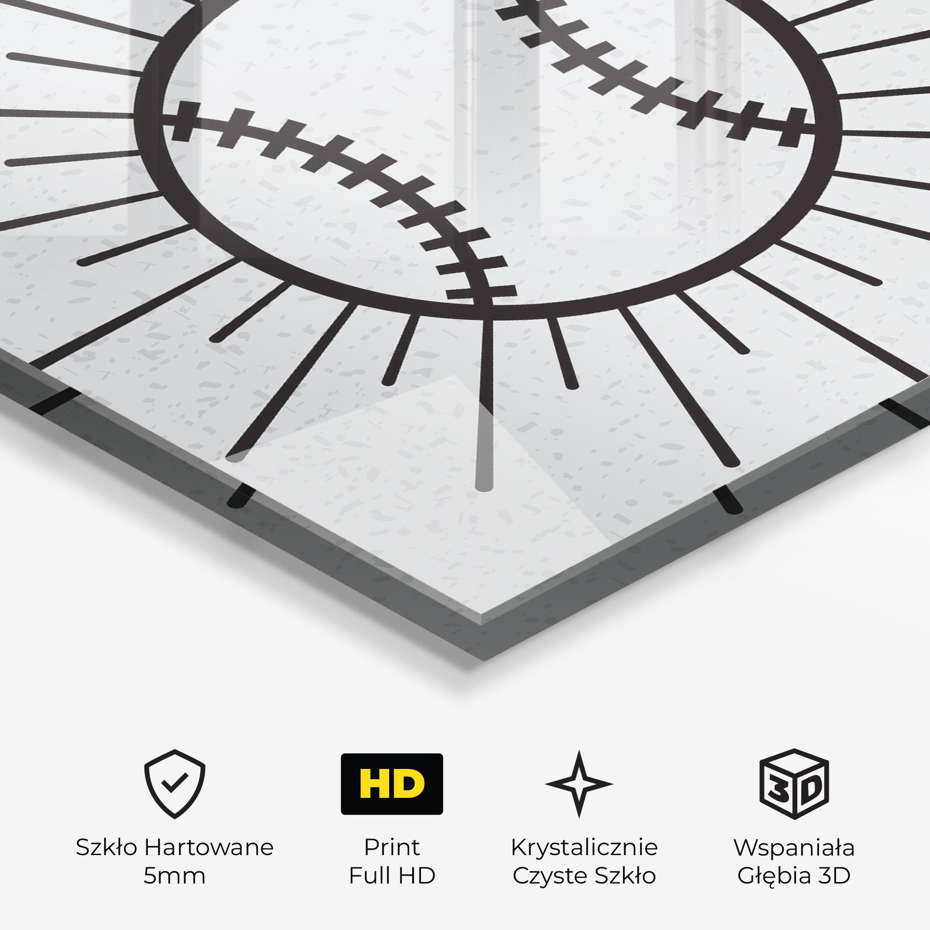 Obraz na Szkle Baseball Line mockup 3