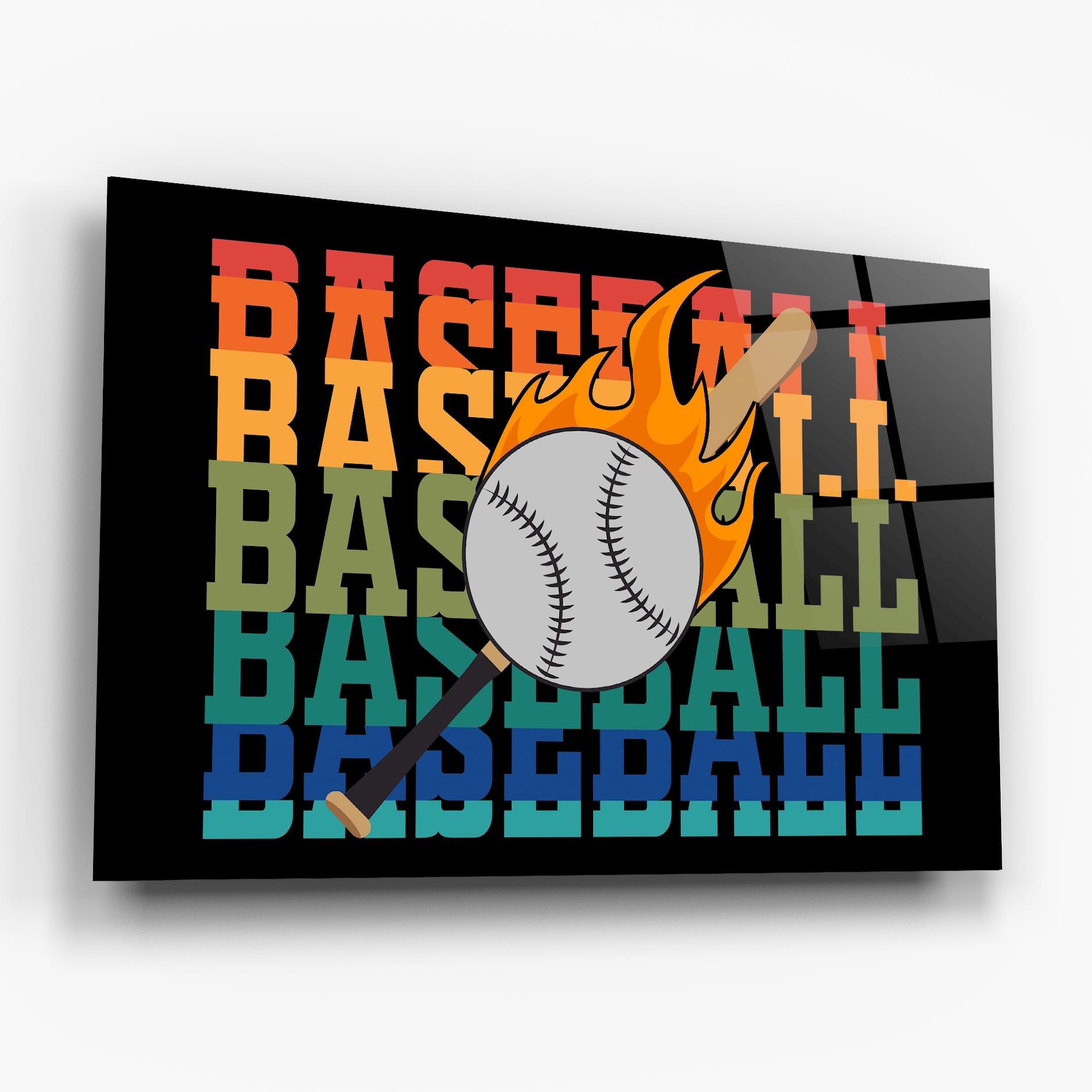 Obraz na Szkle Baseball Color mockup 6