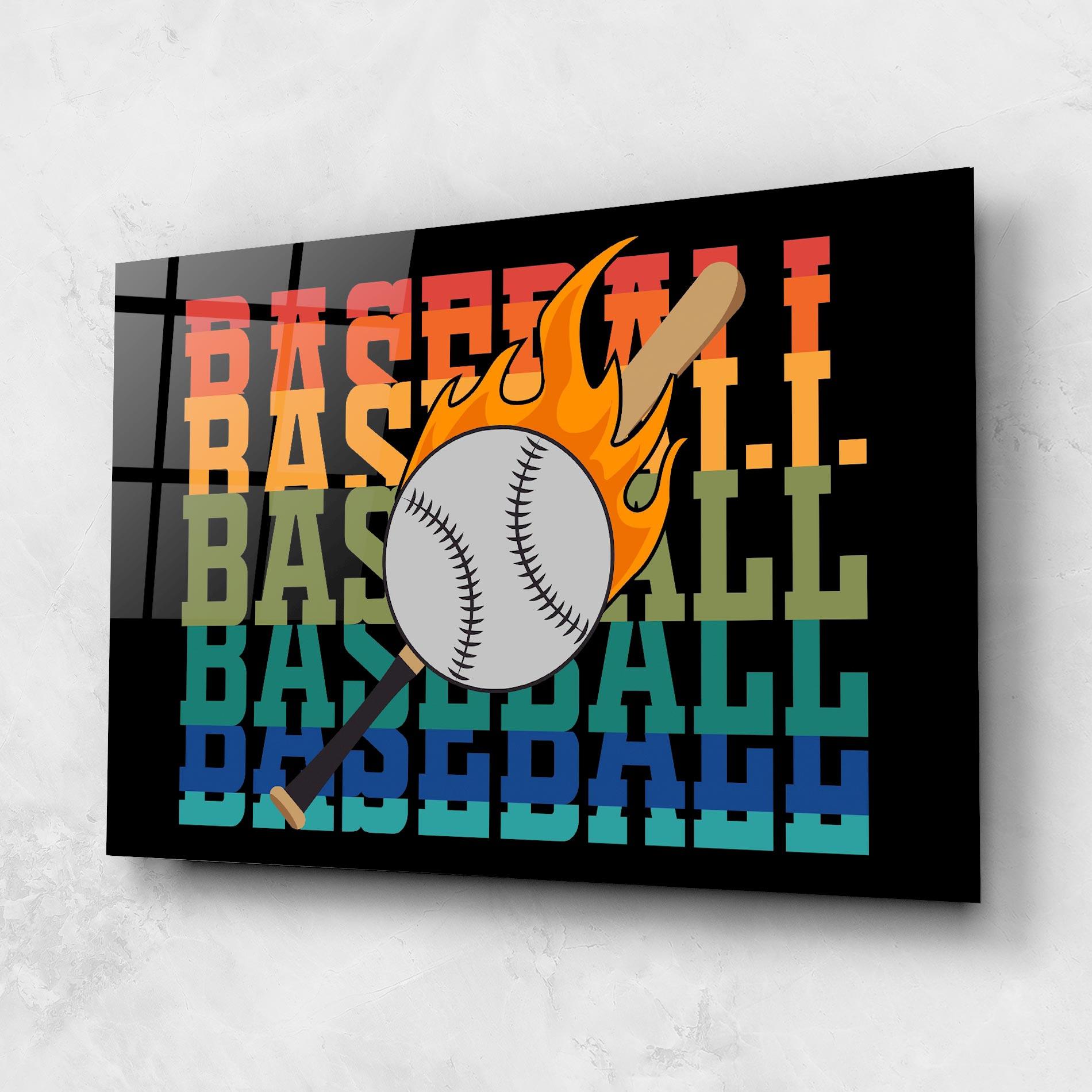 Obraz na Szkle Baseball Color mockup 1