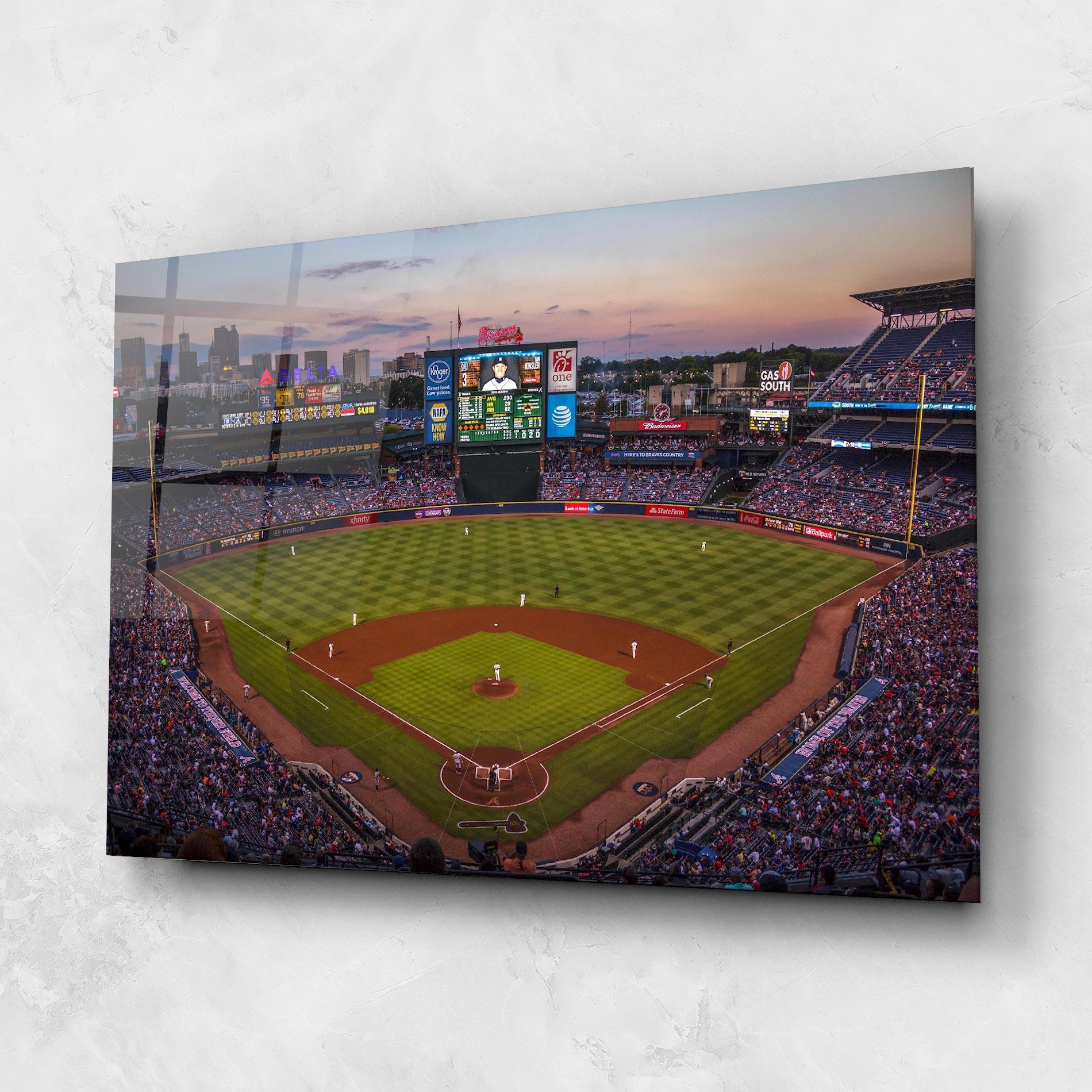 Obraz na Szkle Baseball Field mockup 1