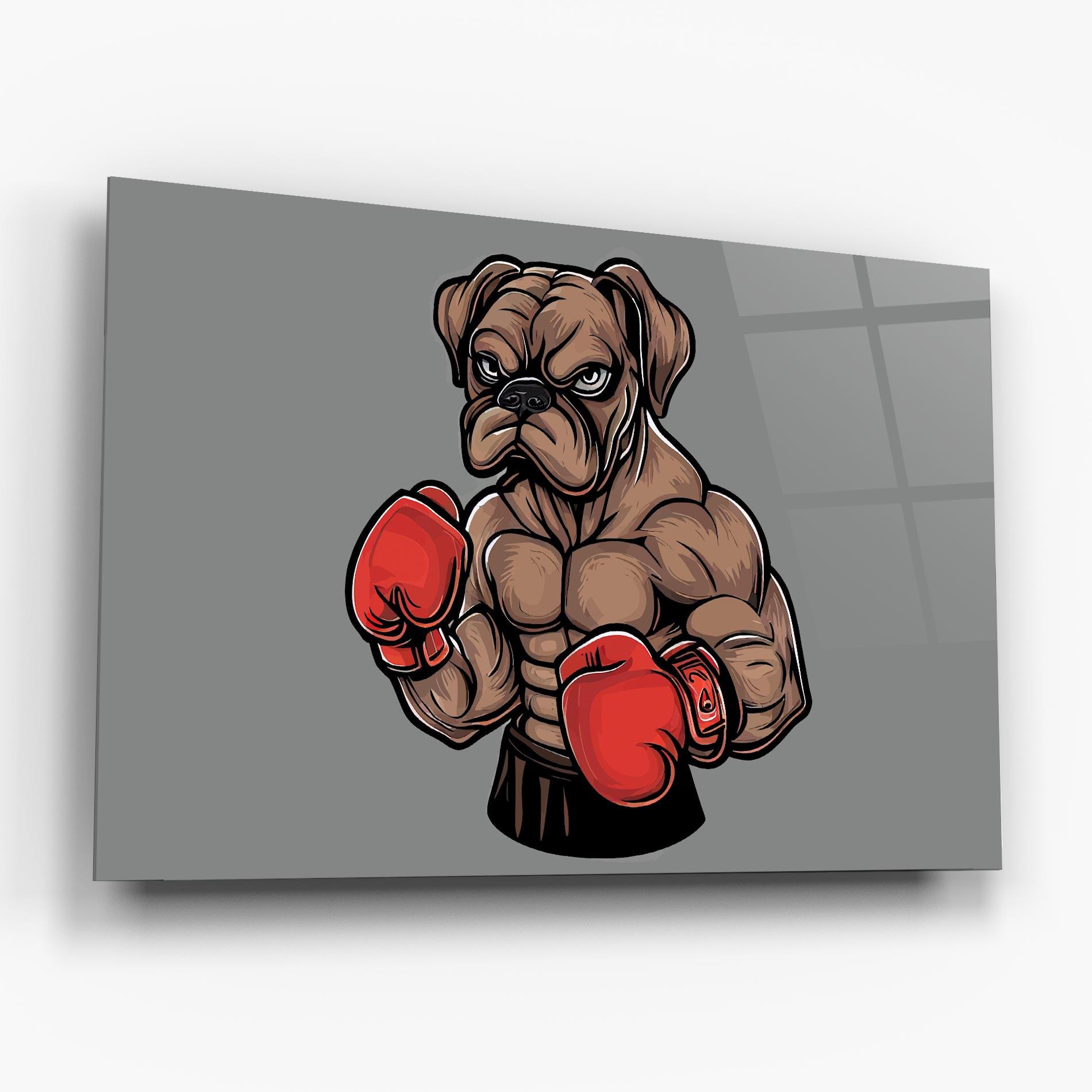 Obraz na Szkle Boxer Dog mockup 6