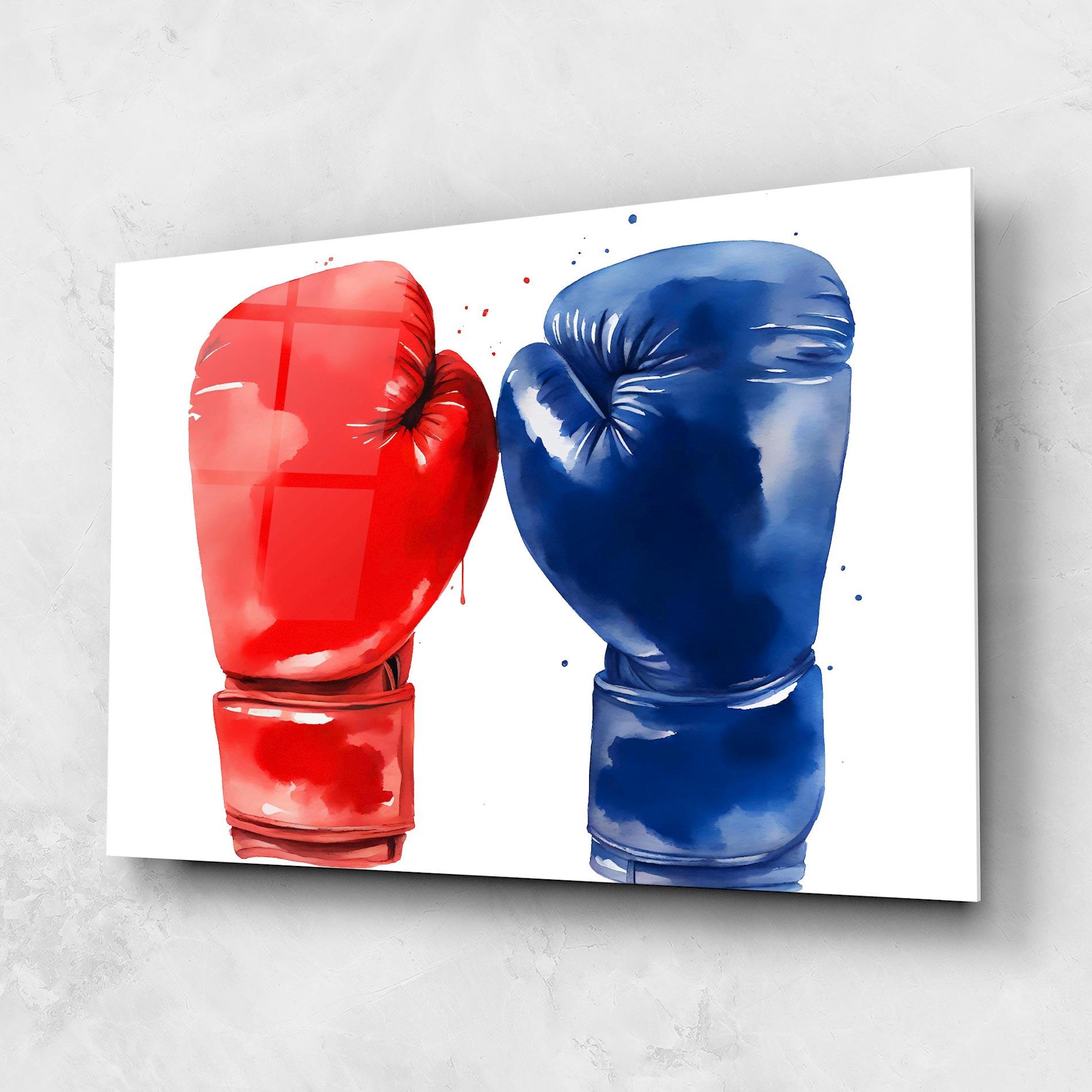 Obraz na Szkle Red Blue Box mockup 1