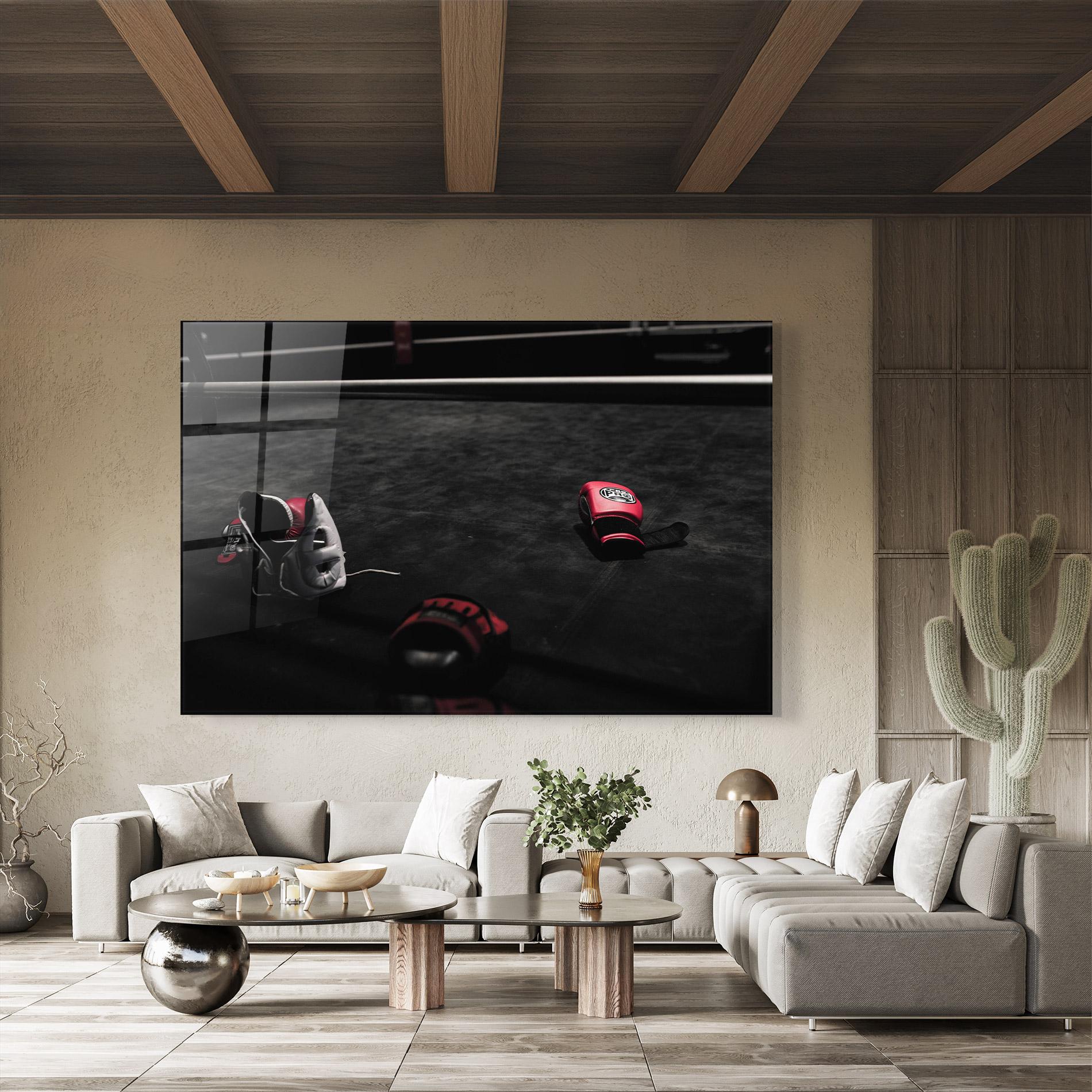 Obraz na Szkle Ring Gloves mockup 8