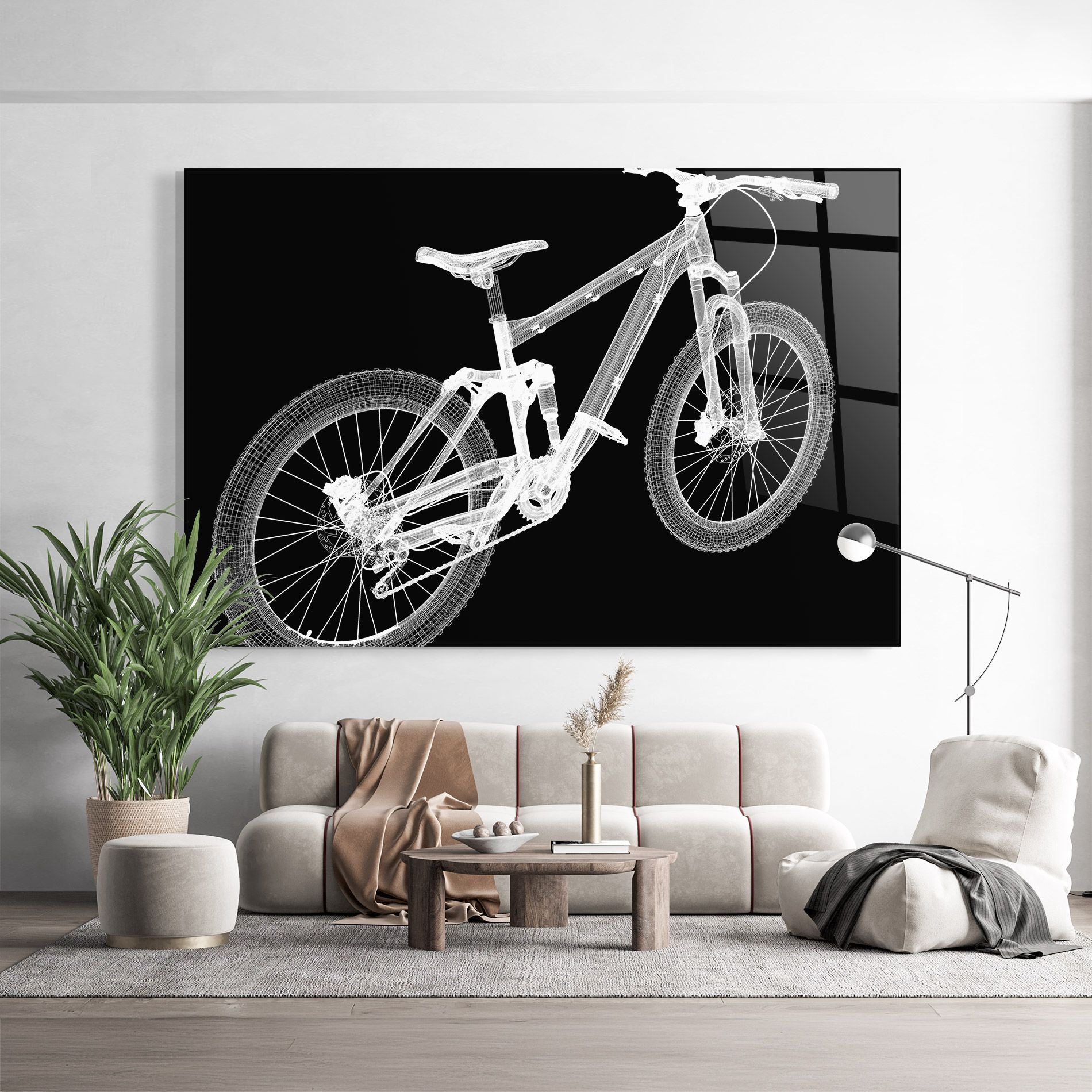 Bike 3d Model mockup 9