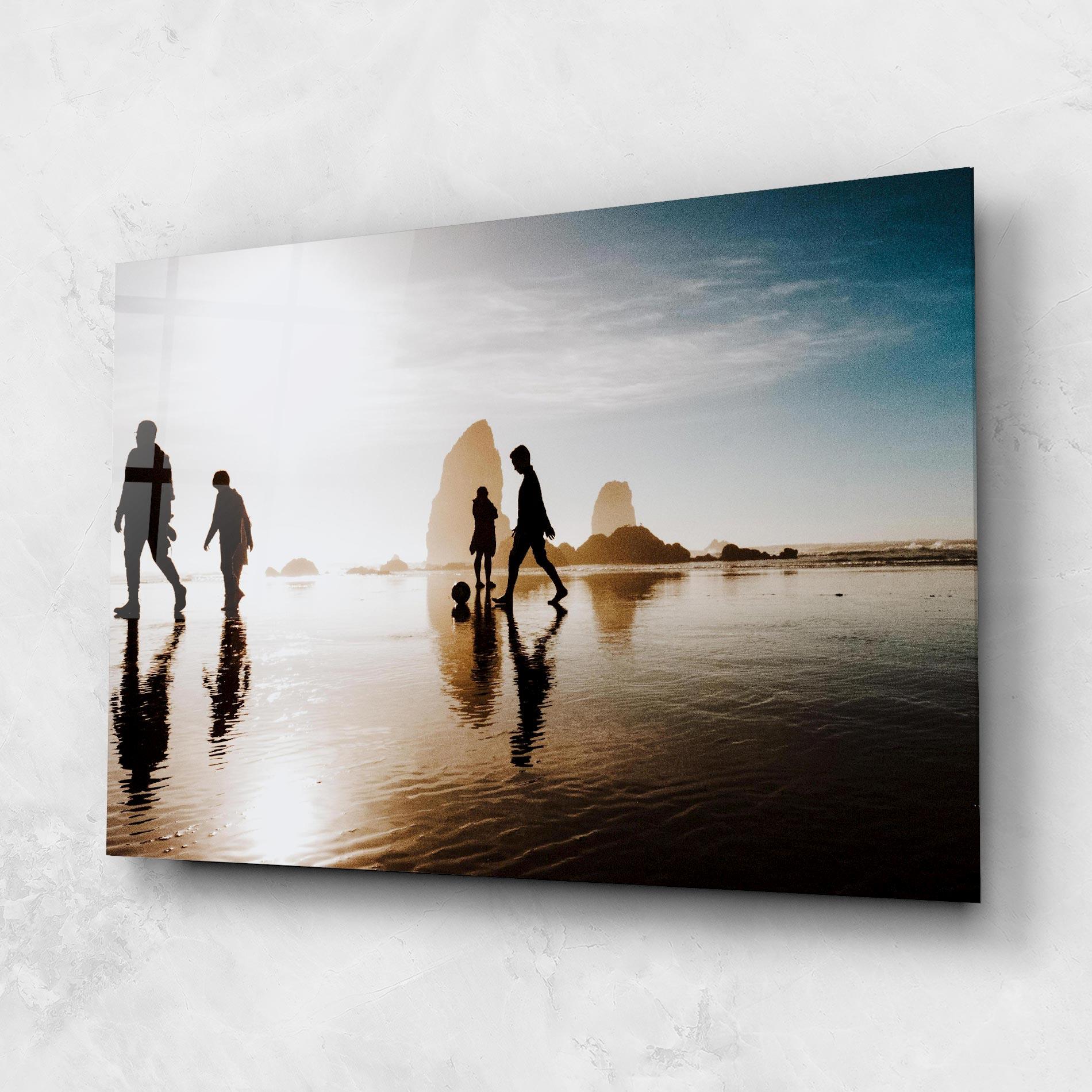 Obraz na Szkle Football On Water mockup 1