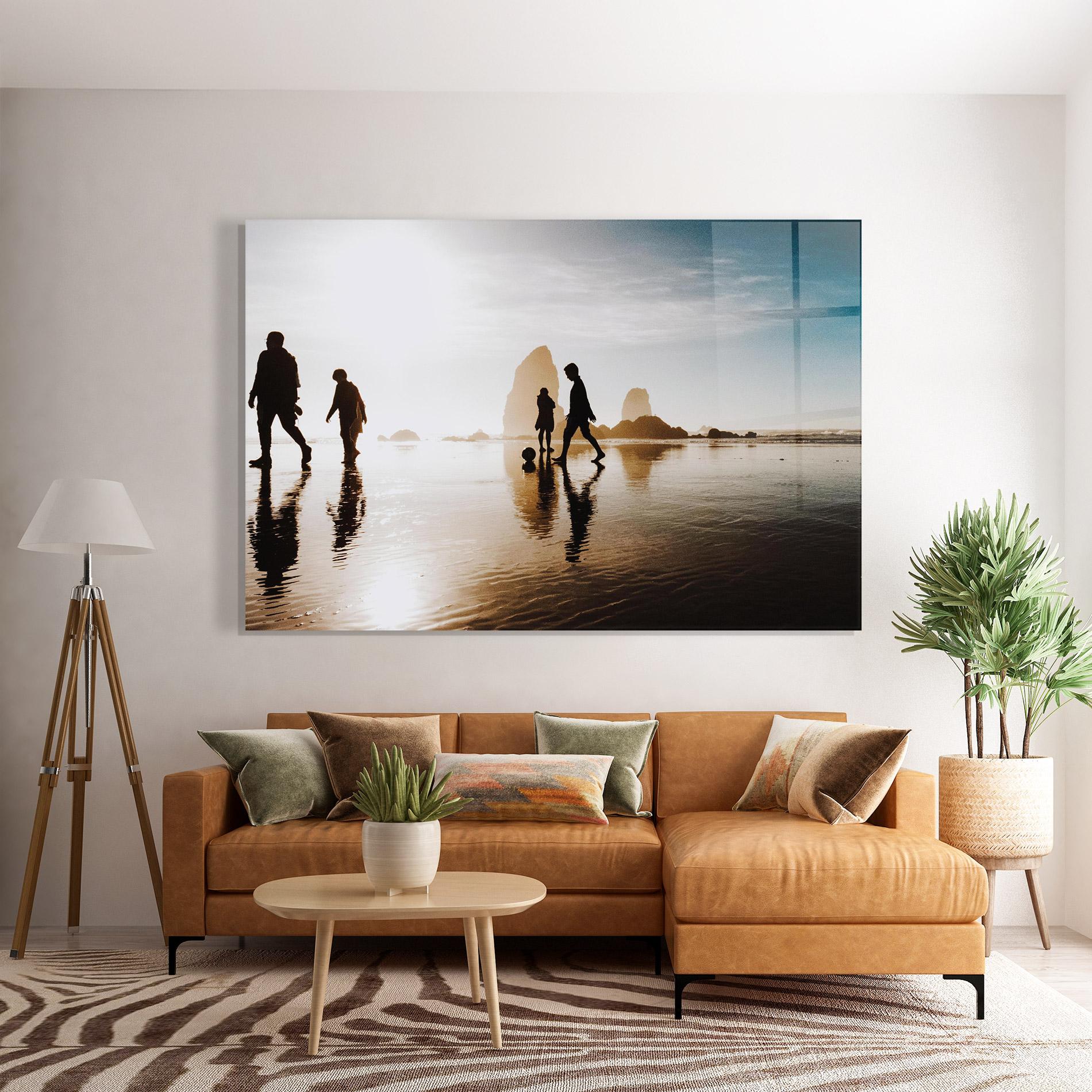 Obraz na Szkle Football On Water mockup 7