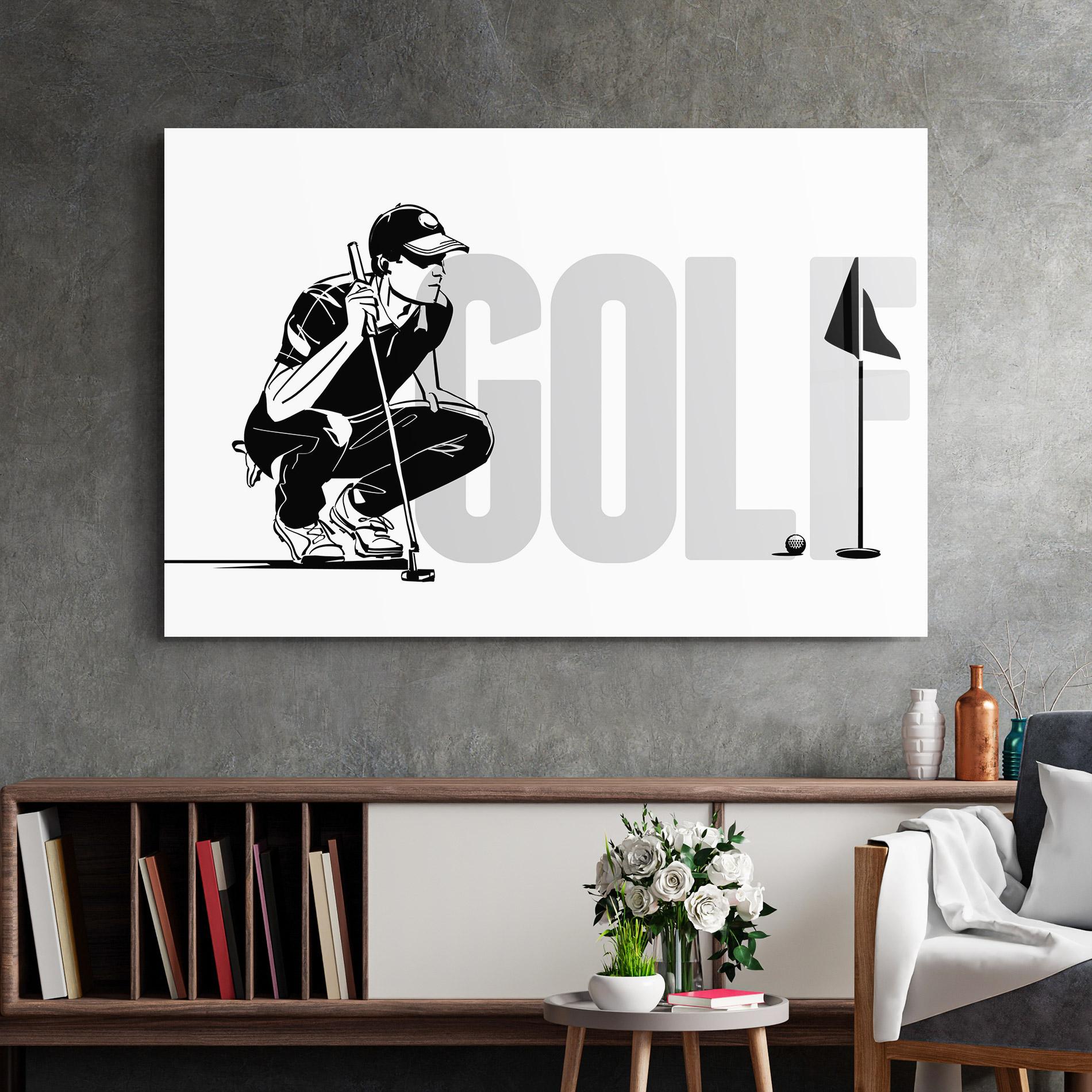 Obraz na Szkle Golf mockup 2