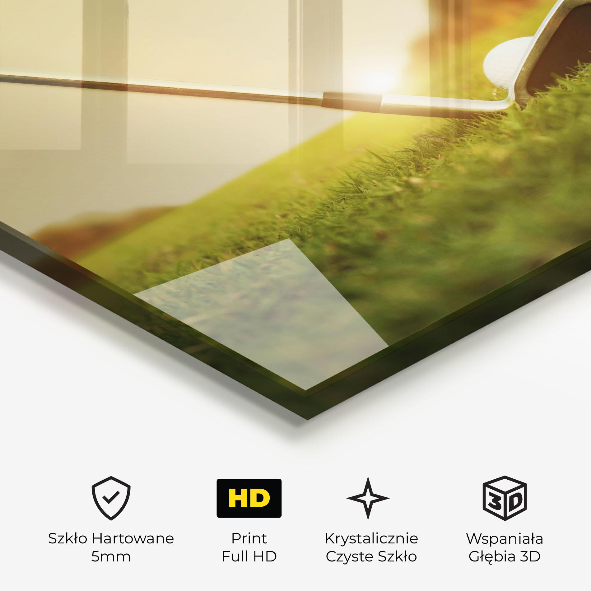 Obraz na Szkle Golf Course mockup 3