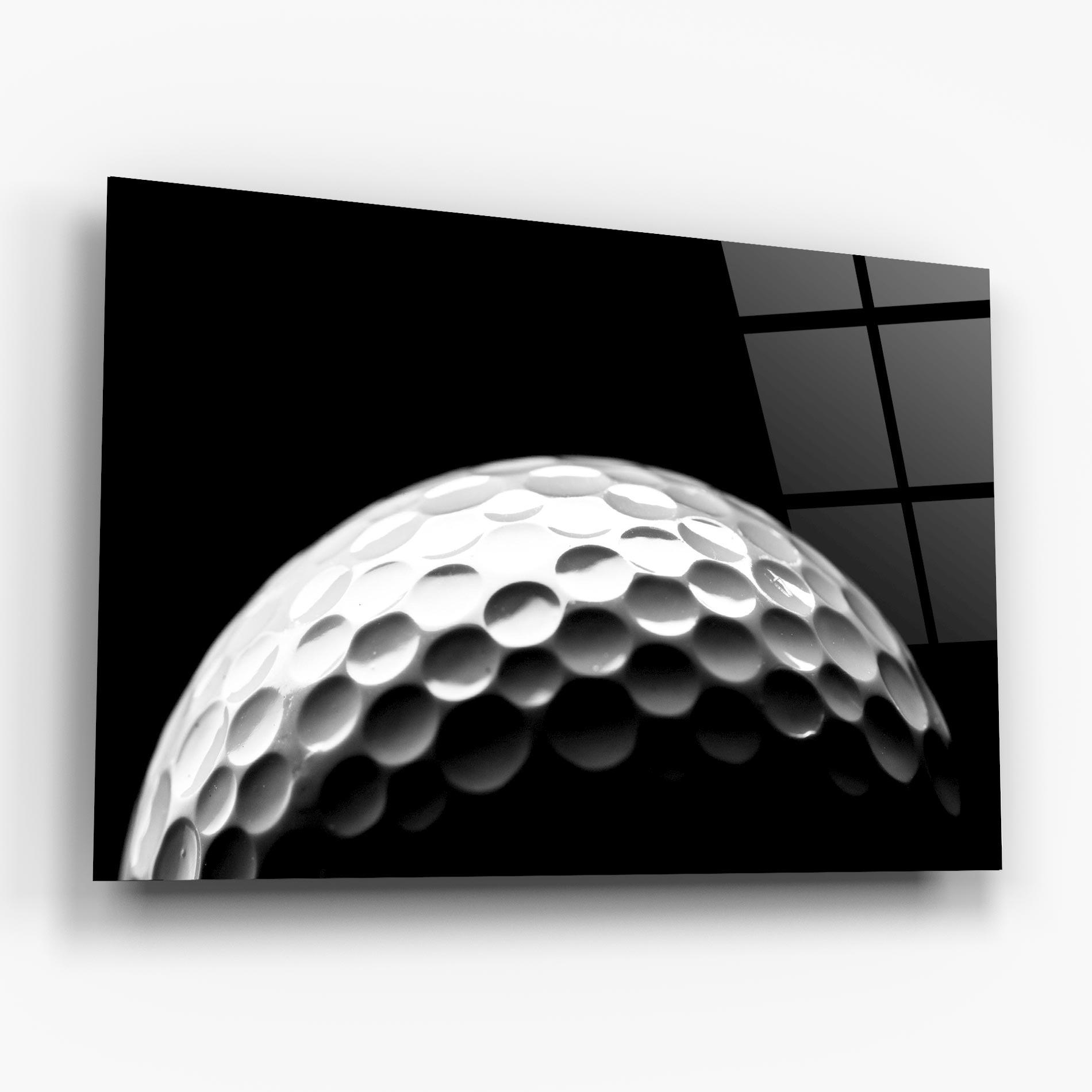 Obraz na Szkle Golf Ball Close Up mockup 6