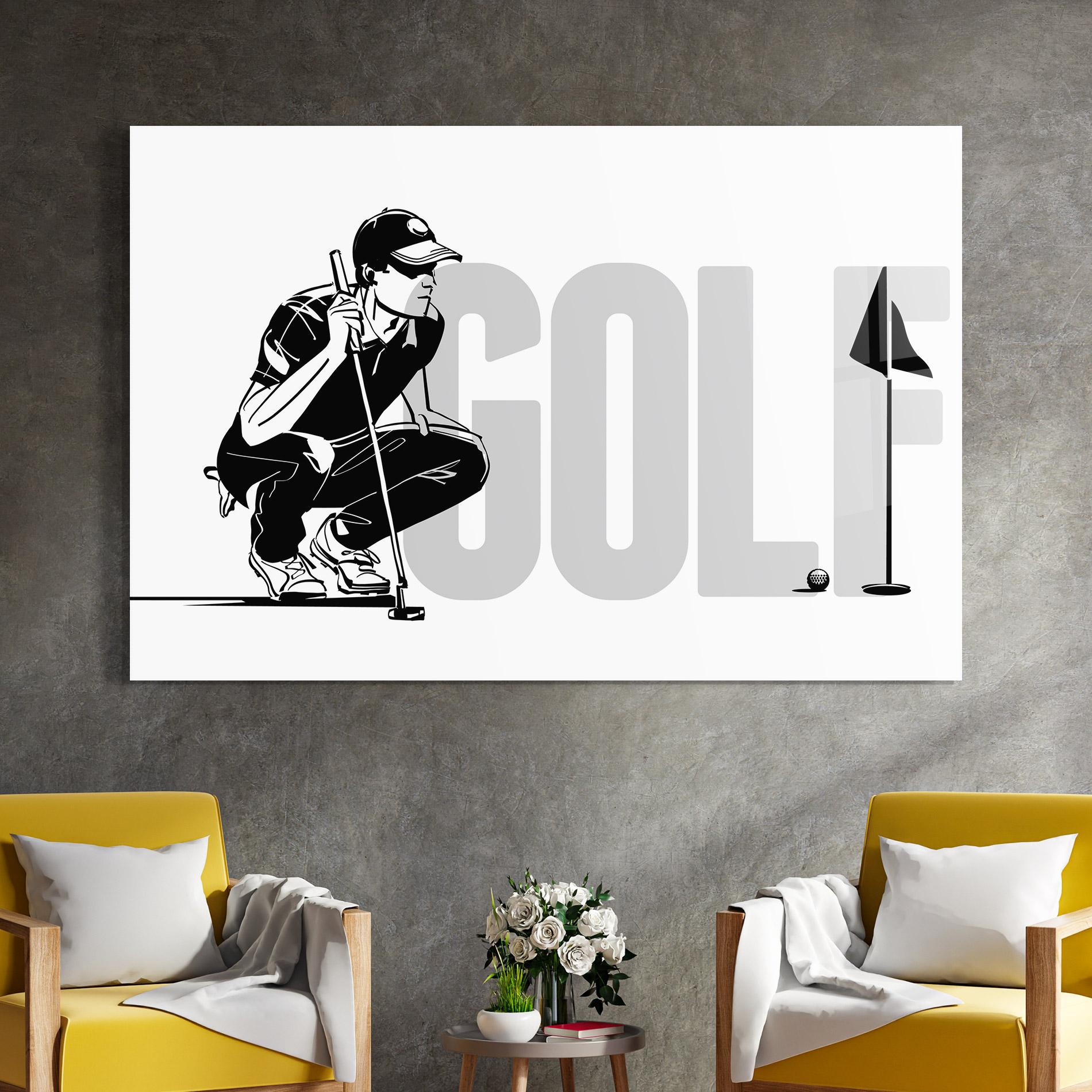 Obraz na Szkle Golf mockup 4