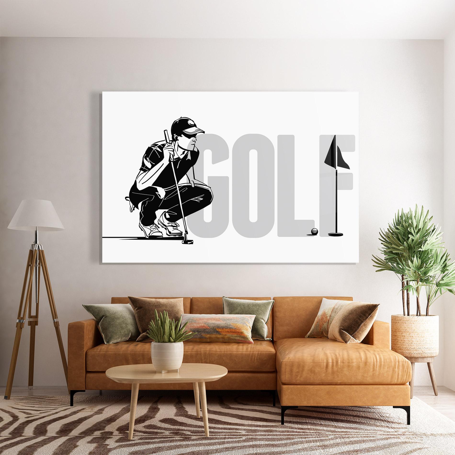 Obraz na Szkle Golf mockup 7