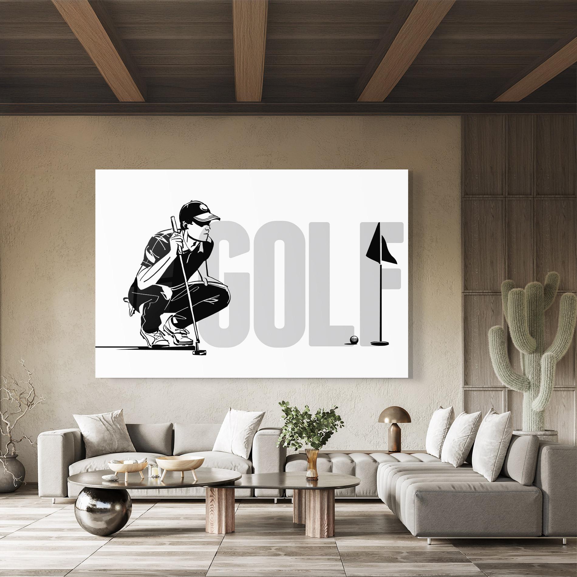 Obraz na Szkle Golf mockup 8