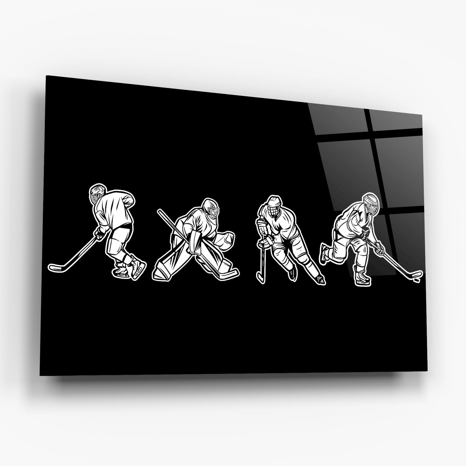 Obraz na Szkle Hockey Four mockup 6