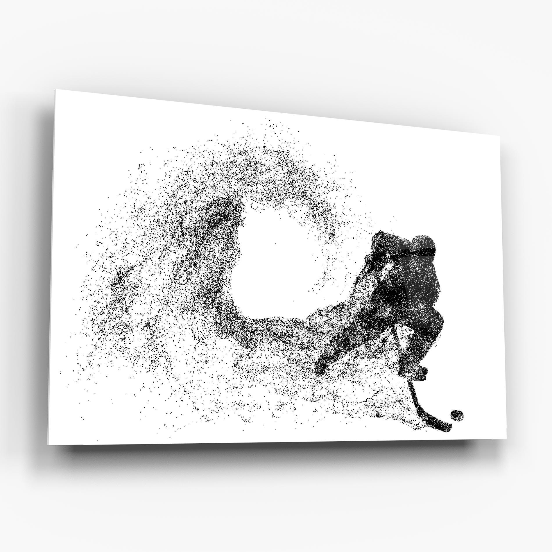 Obraz na Szkle Hockey Playing mockup 6
