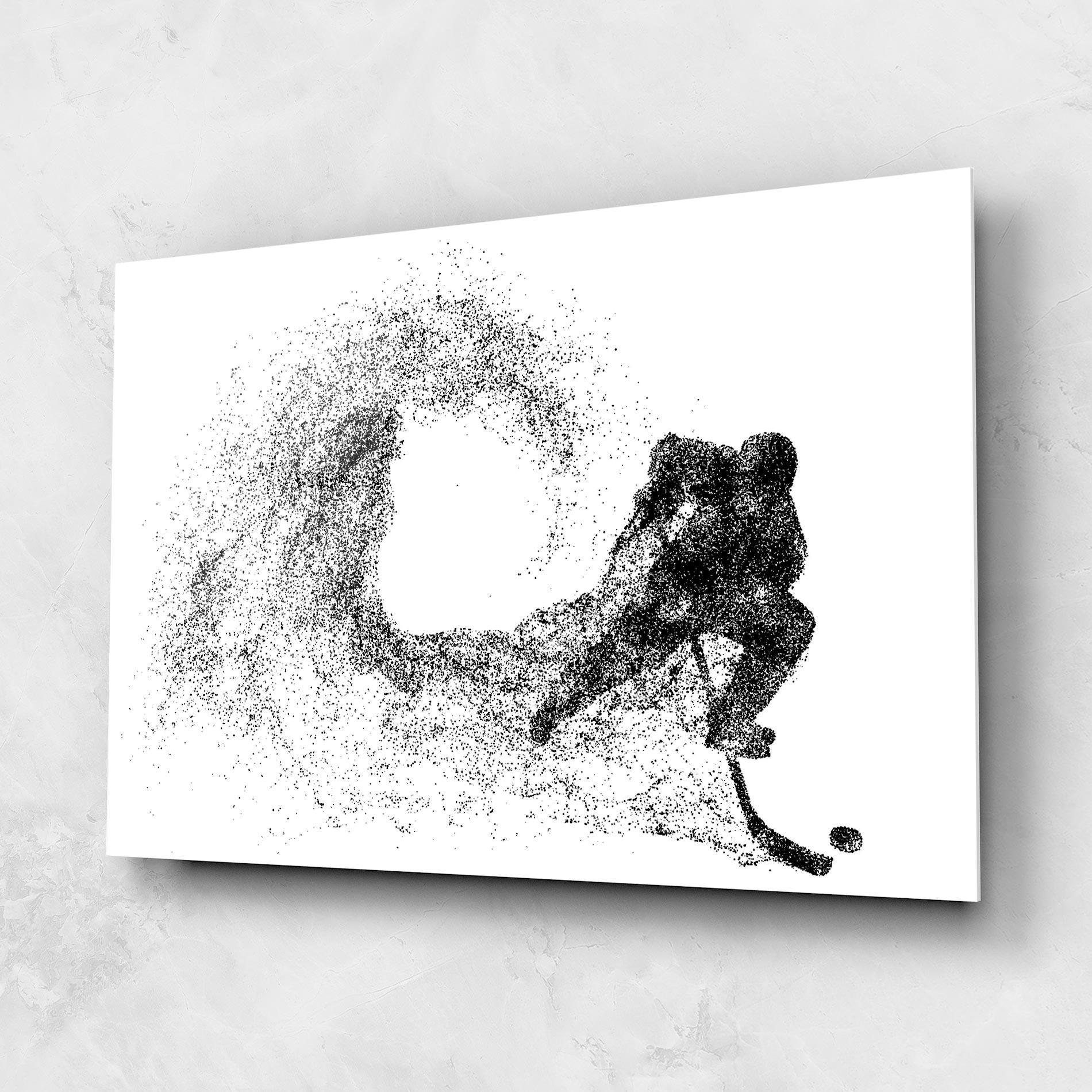 Obraz na Szkle Hockey Playing mockup 1