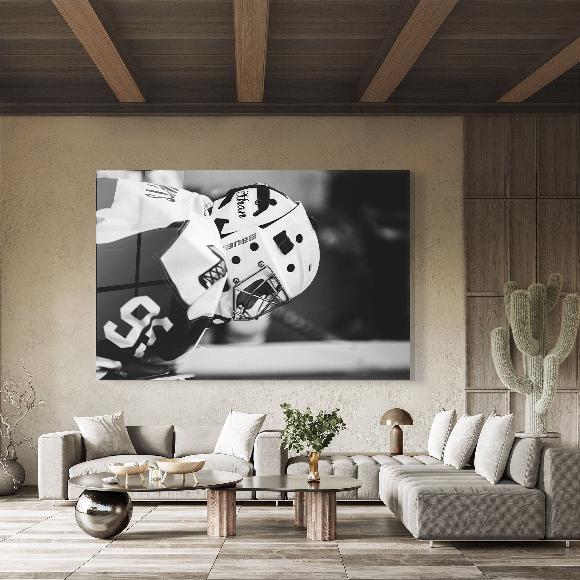 Black White Hockey mockup 8
