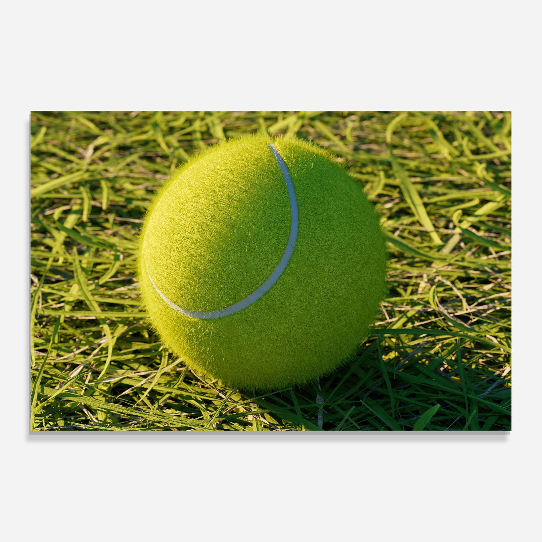 Obraz na Szkle Green Tennis Ball mockup 0