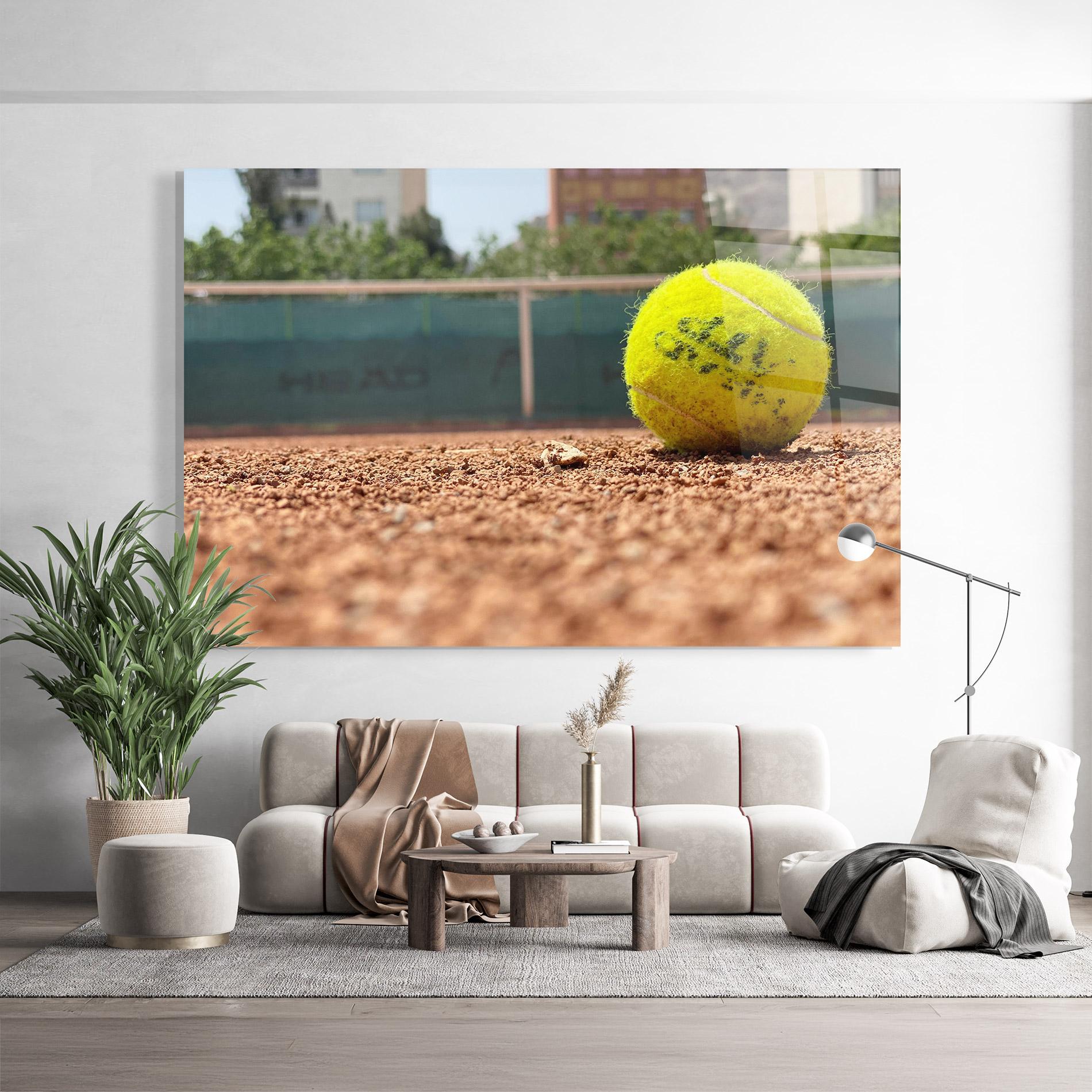 Obraz na Szkle Lost Tennis Ball mockup 9