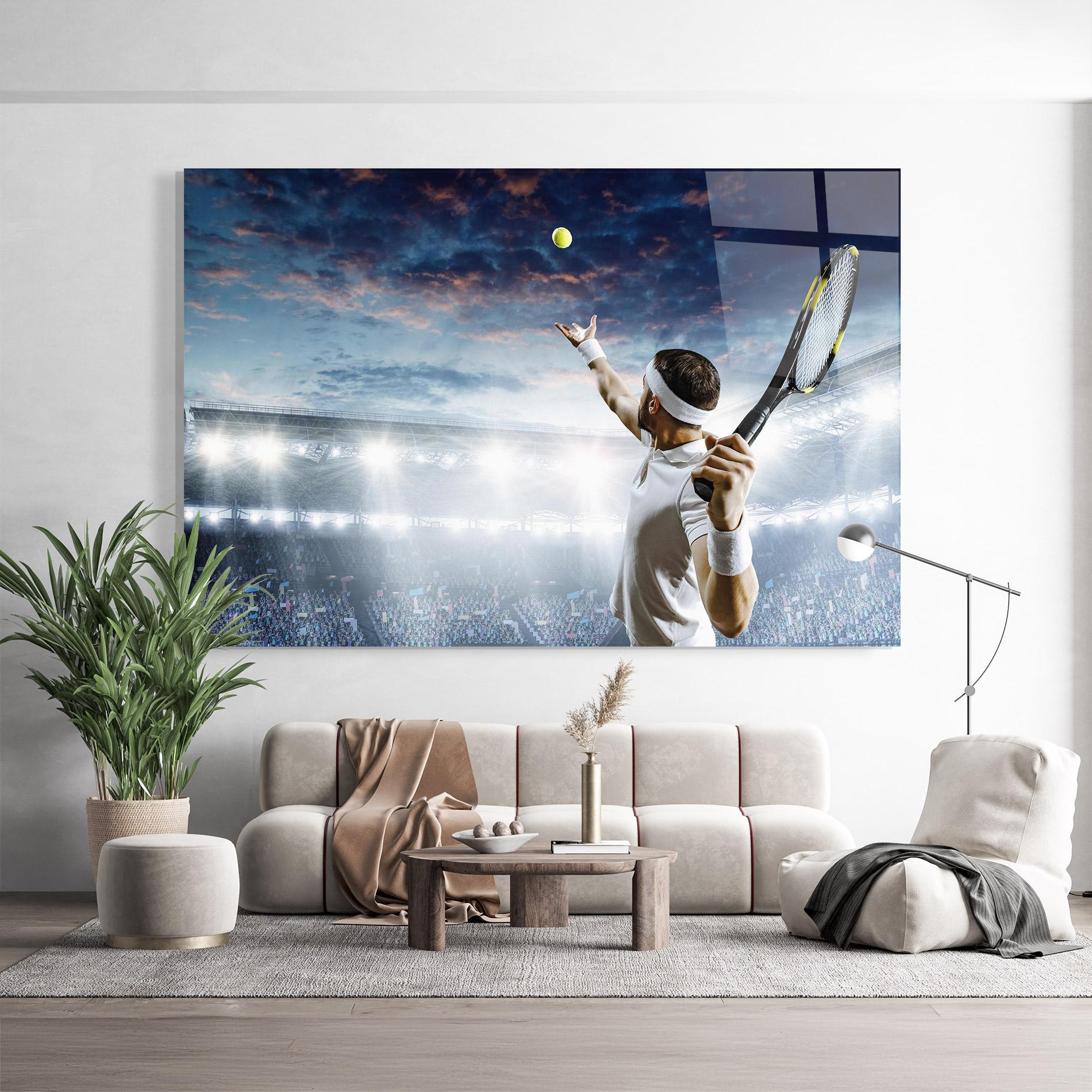 Obraz na Szkle Professional Tennis Player mockup 9