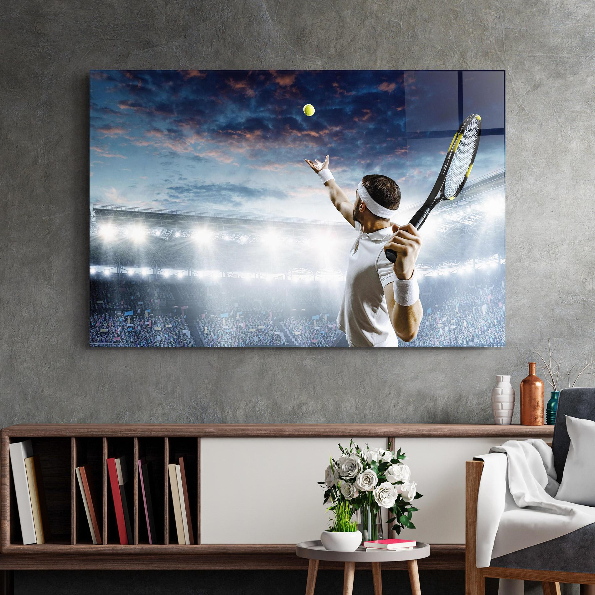 Obraz na Szkle Professional Tennis Player mockup 2