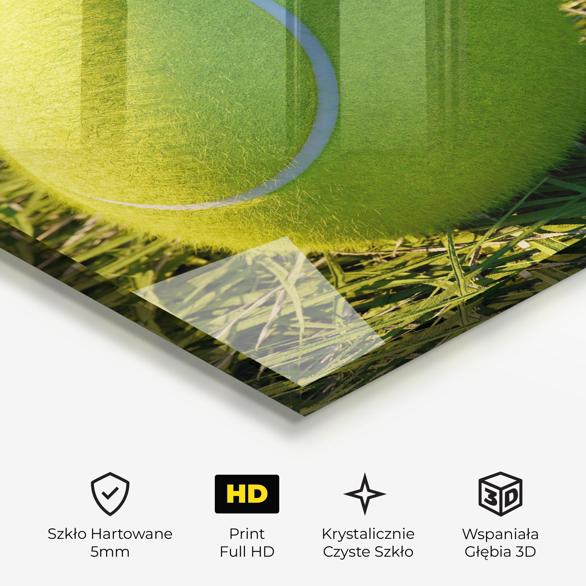 Obraz na Szkle Green Tennis Ball mockup 3