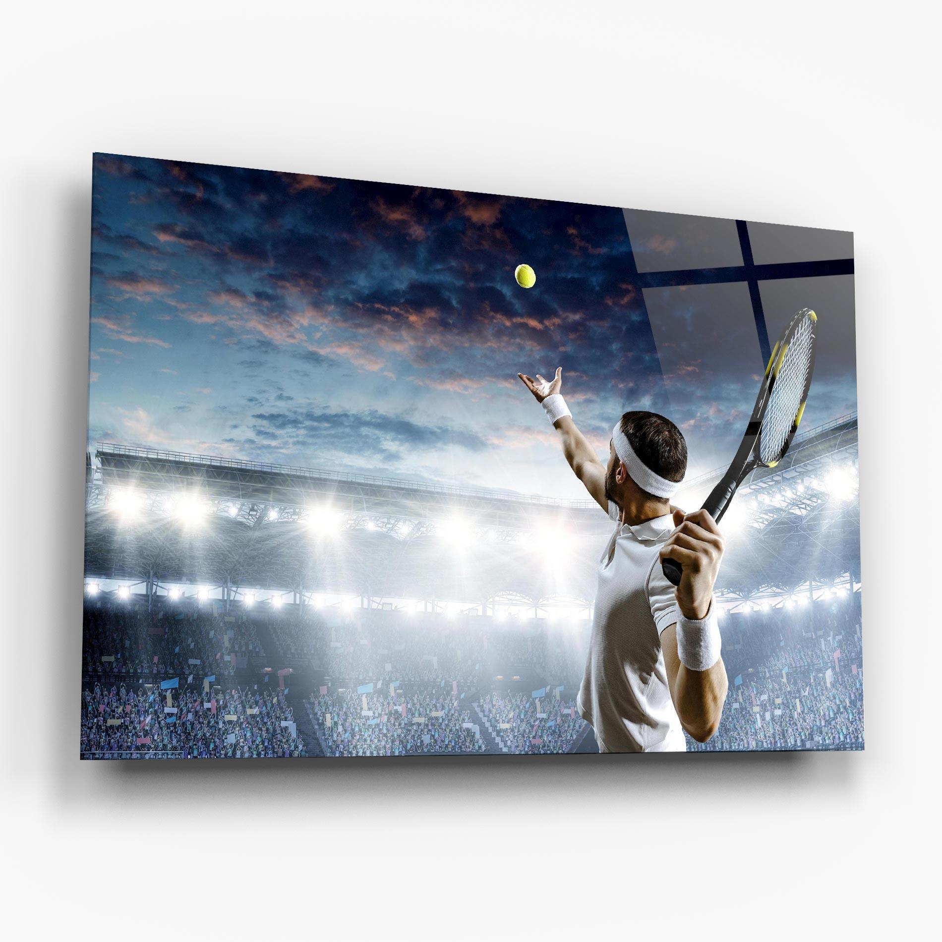 Obraz na Szkle Professional Tennis Player mockup 6