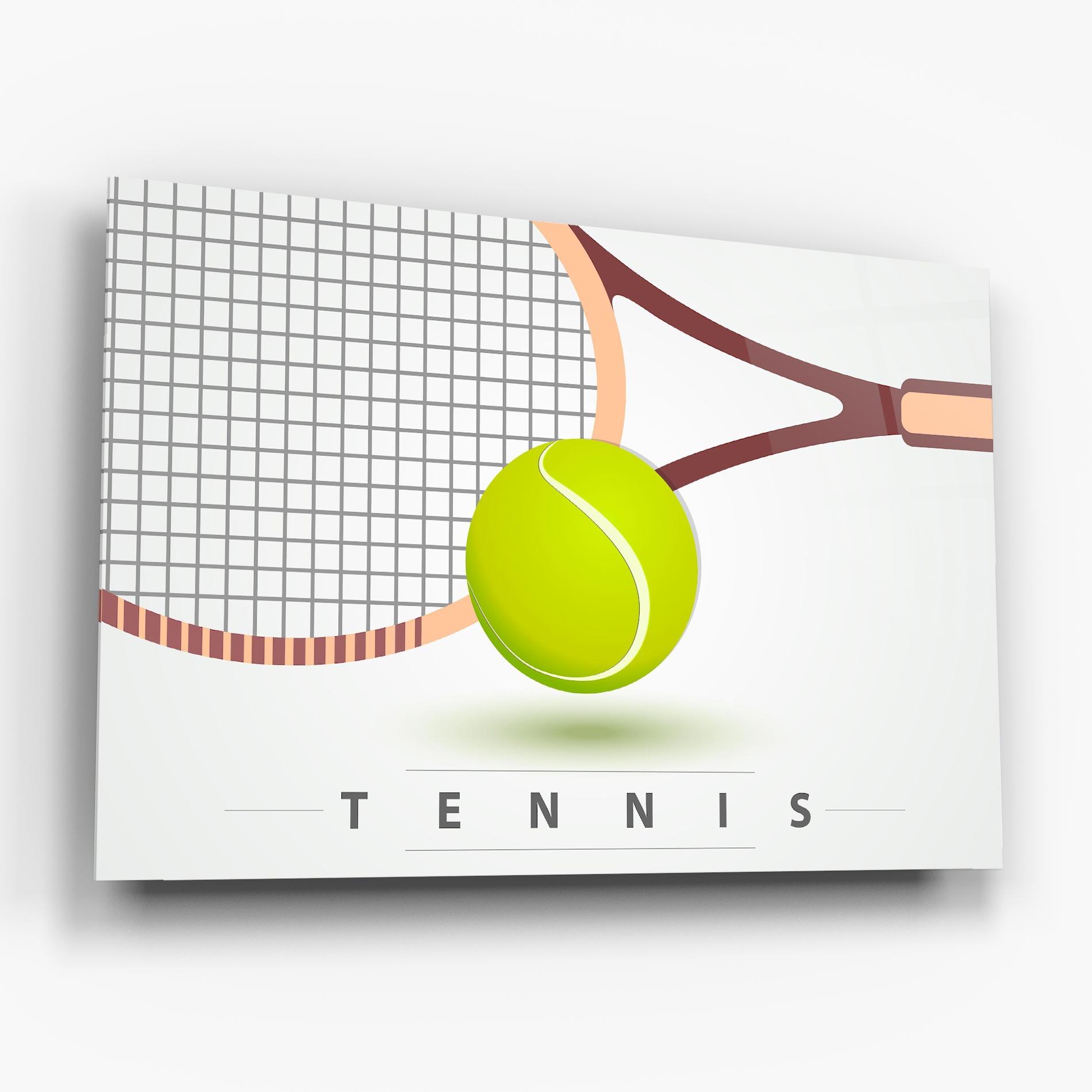 Obraz na Szkle Tennis Ball mockup 6