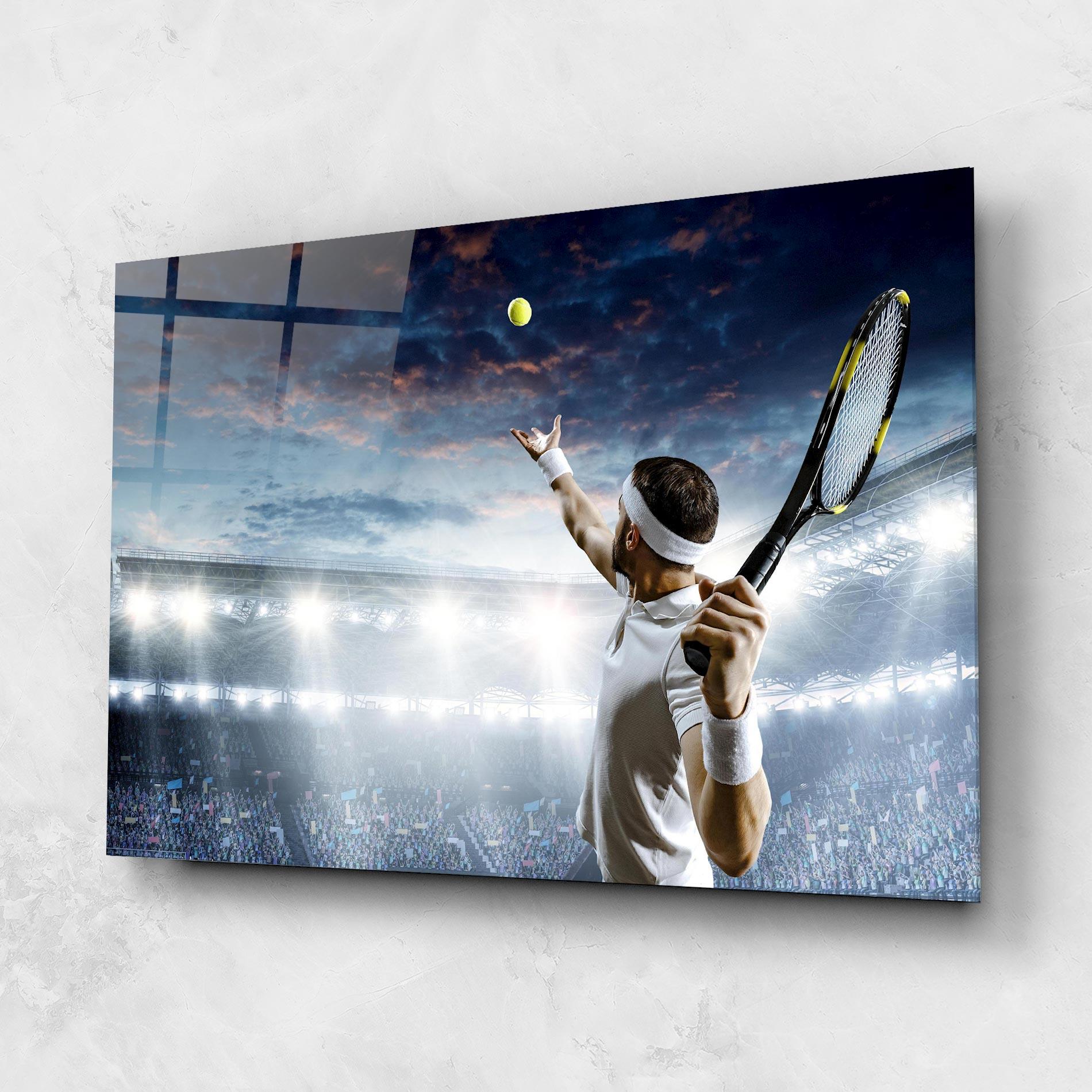 Obraz na Szkle Professional Tennis Player mockup 1