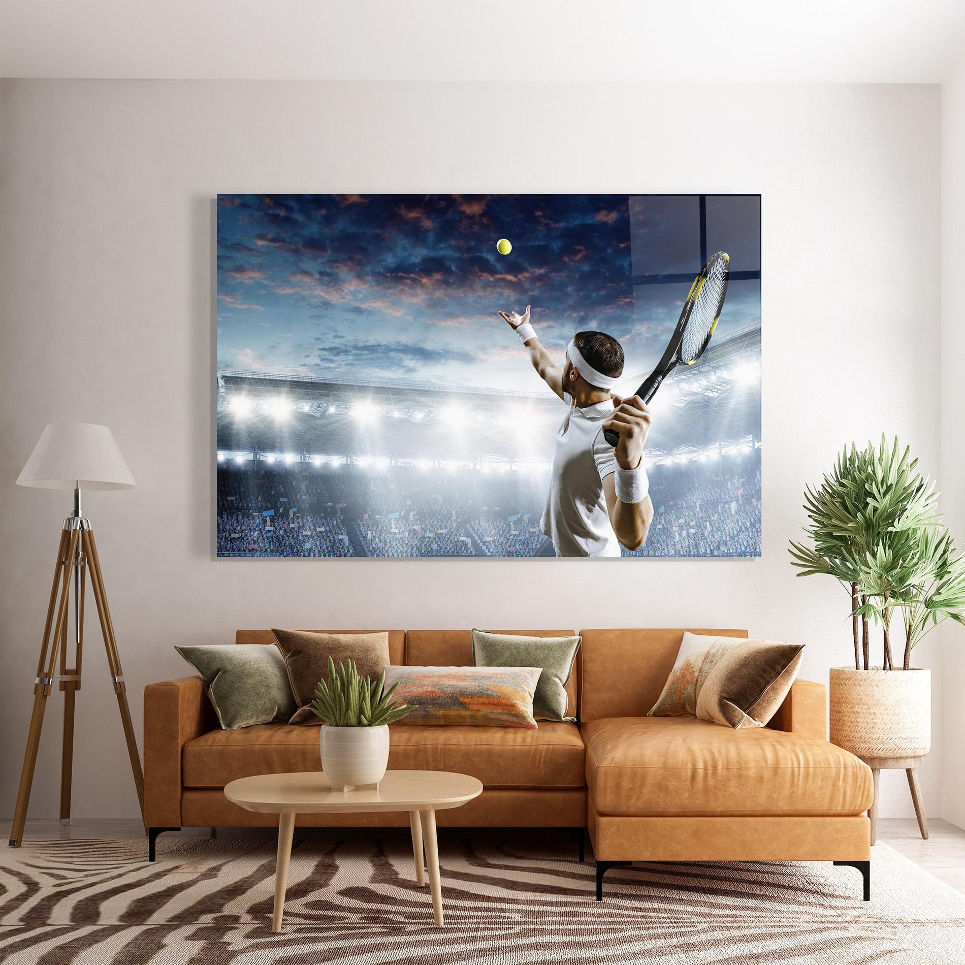 Obraz na Szkle Professional Tennis Player mockup 7