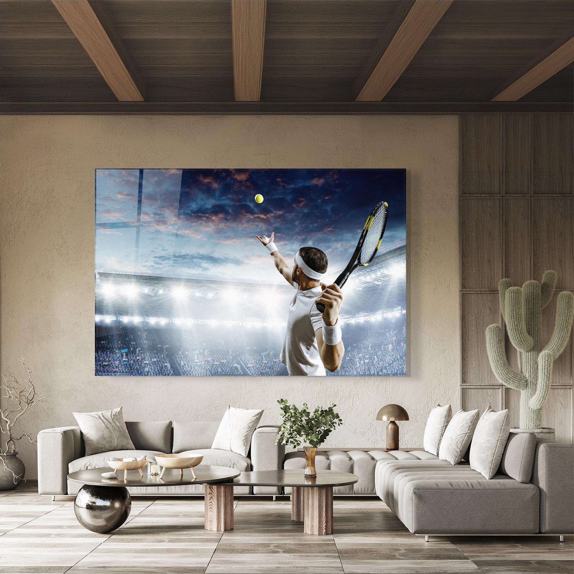 Obraz na Szkle Professional Tennis Player mockup 8