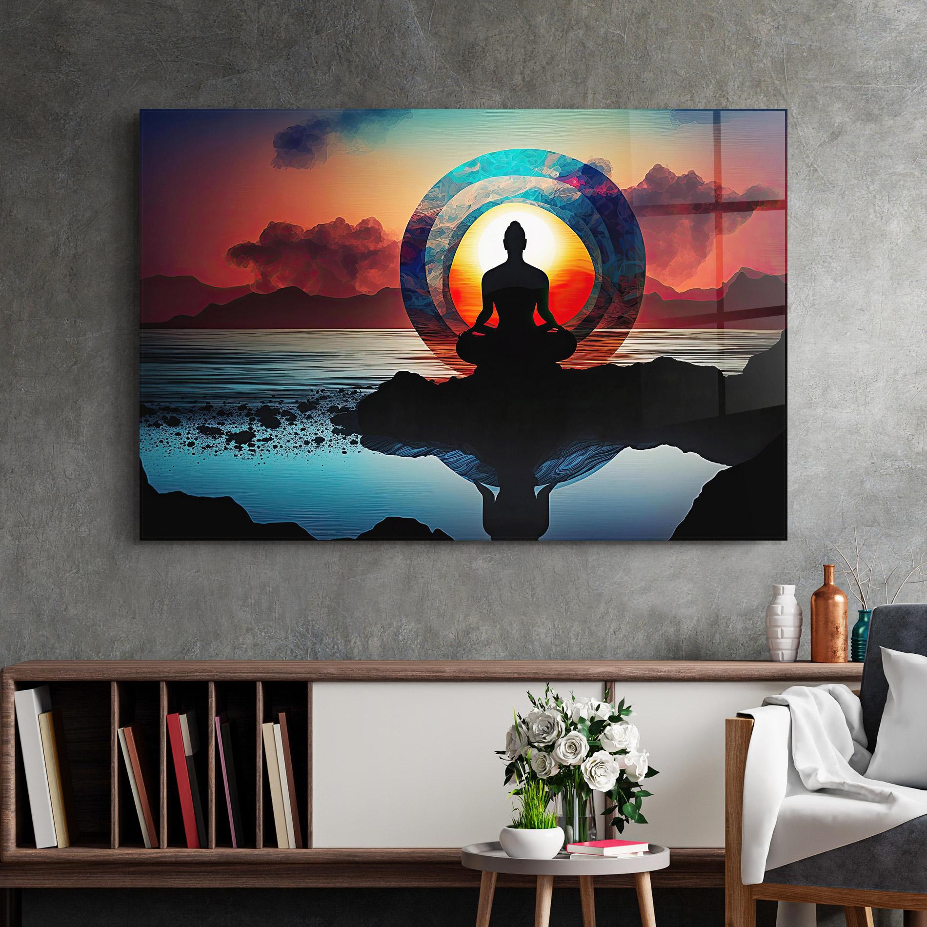 Obraz na Szkle Om Orbit mockup 2