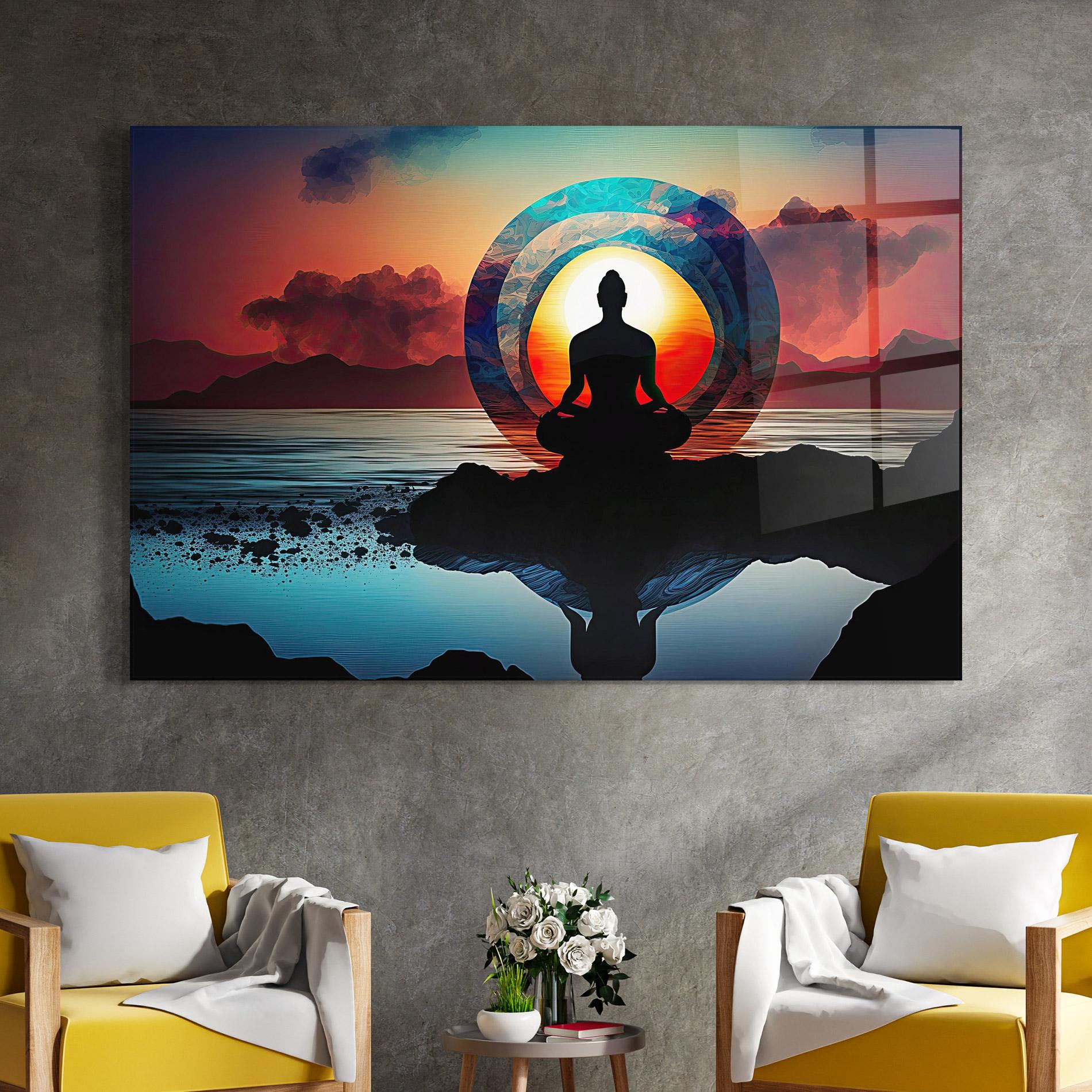 Obraz na Szkle Om Orbit mockup 4