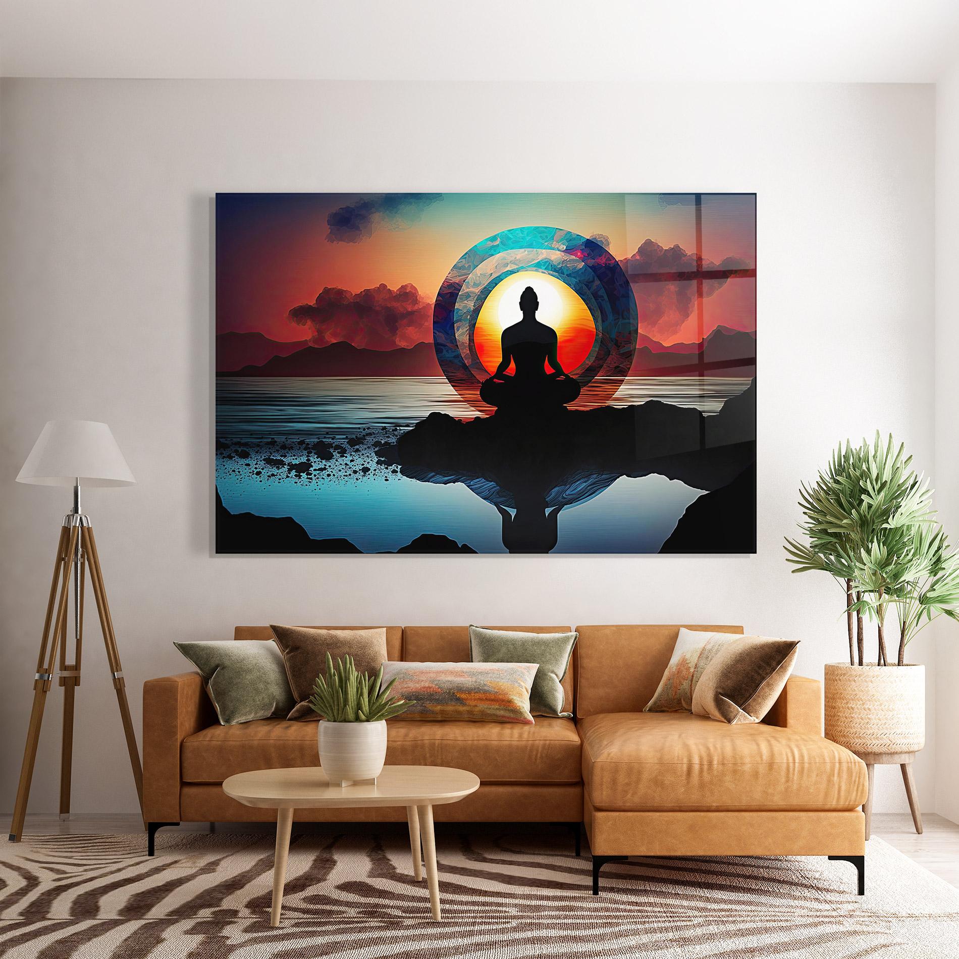 Obraz na Szkle Om Orbit mockup 7