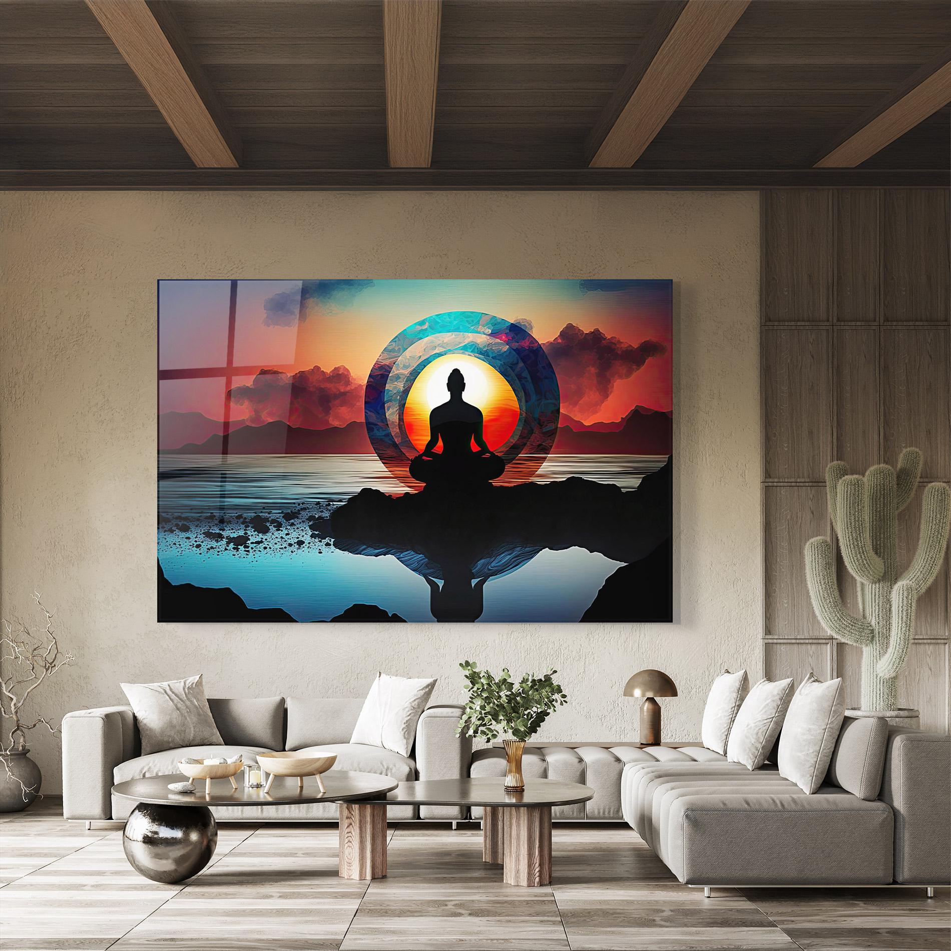 Obraz na Szkle Om Orbit mockup 8